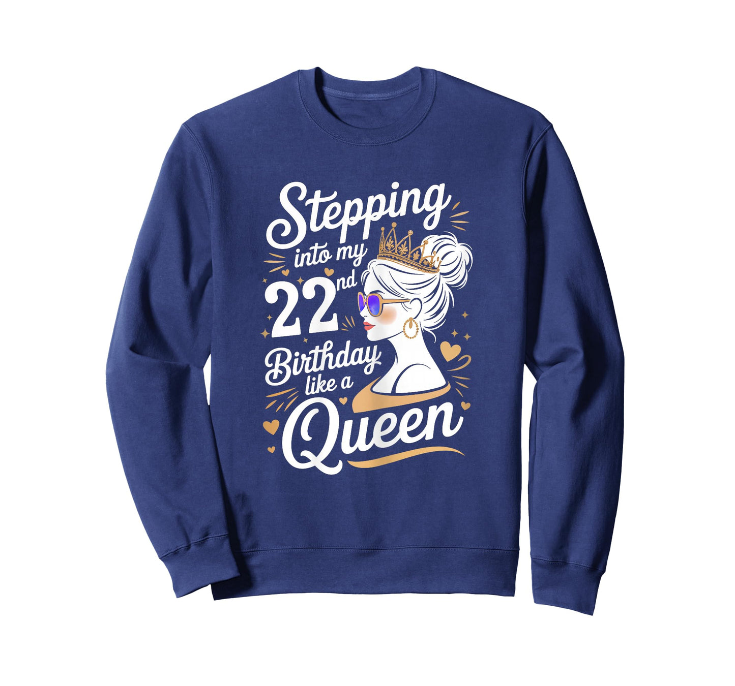 Stepping Into My 22nd Birthday 22 Years Old Women Bday Gifts T-Shirt