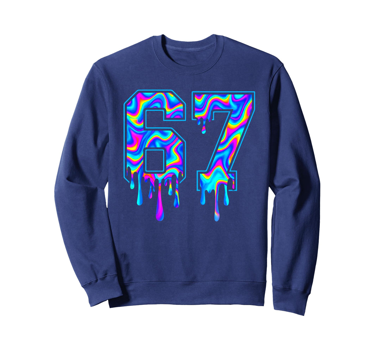Swirl Six Seven Drip 6 7 Meme Gen Alpha Slang T-Shirt