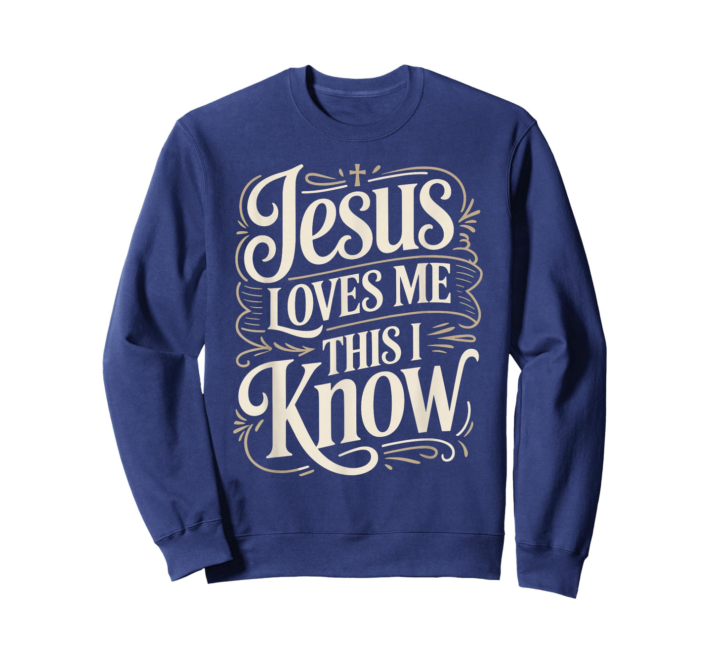 Jesus Loves Me This I Know Christian Faith Quote T-Shirt