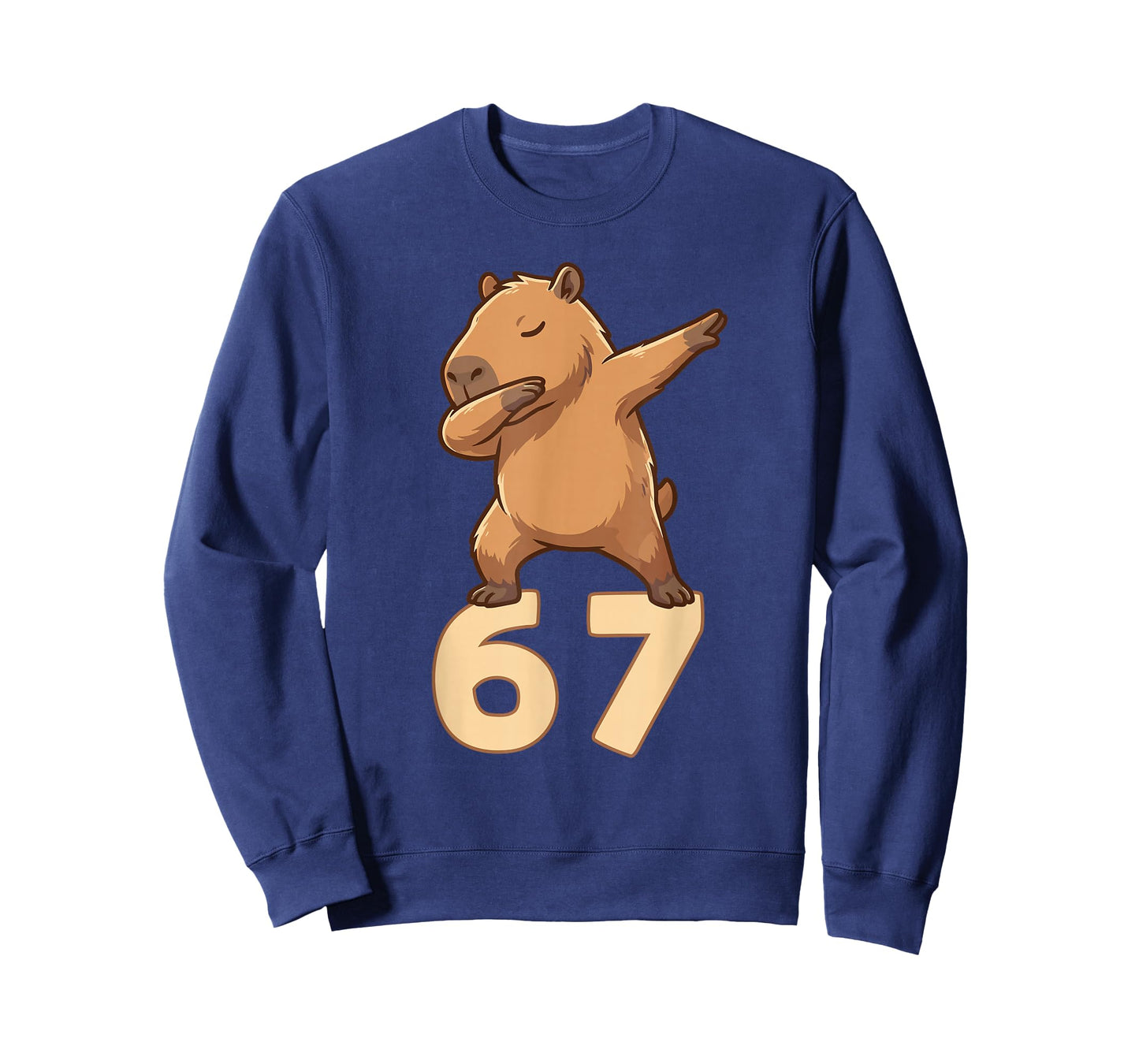 Six Seven 67 Meme Capybara Funny 67 Capybara for Kids Boys T-Shirt