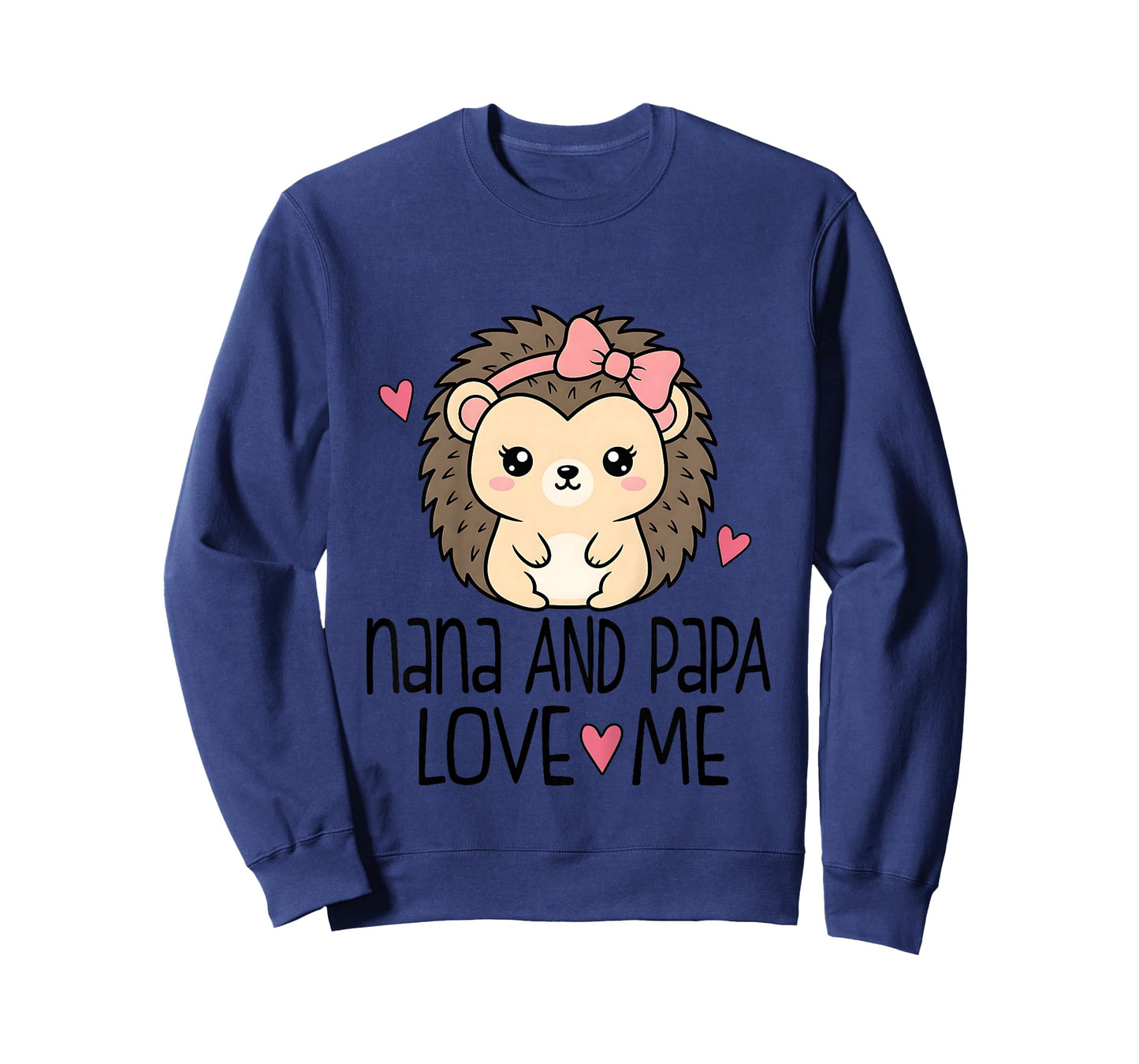 Nana and Papa Love Me Granddaughter Hedgehog T-Shirt