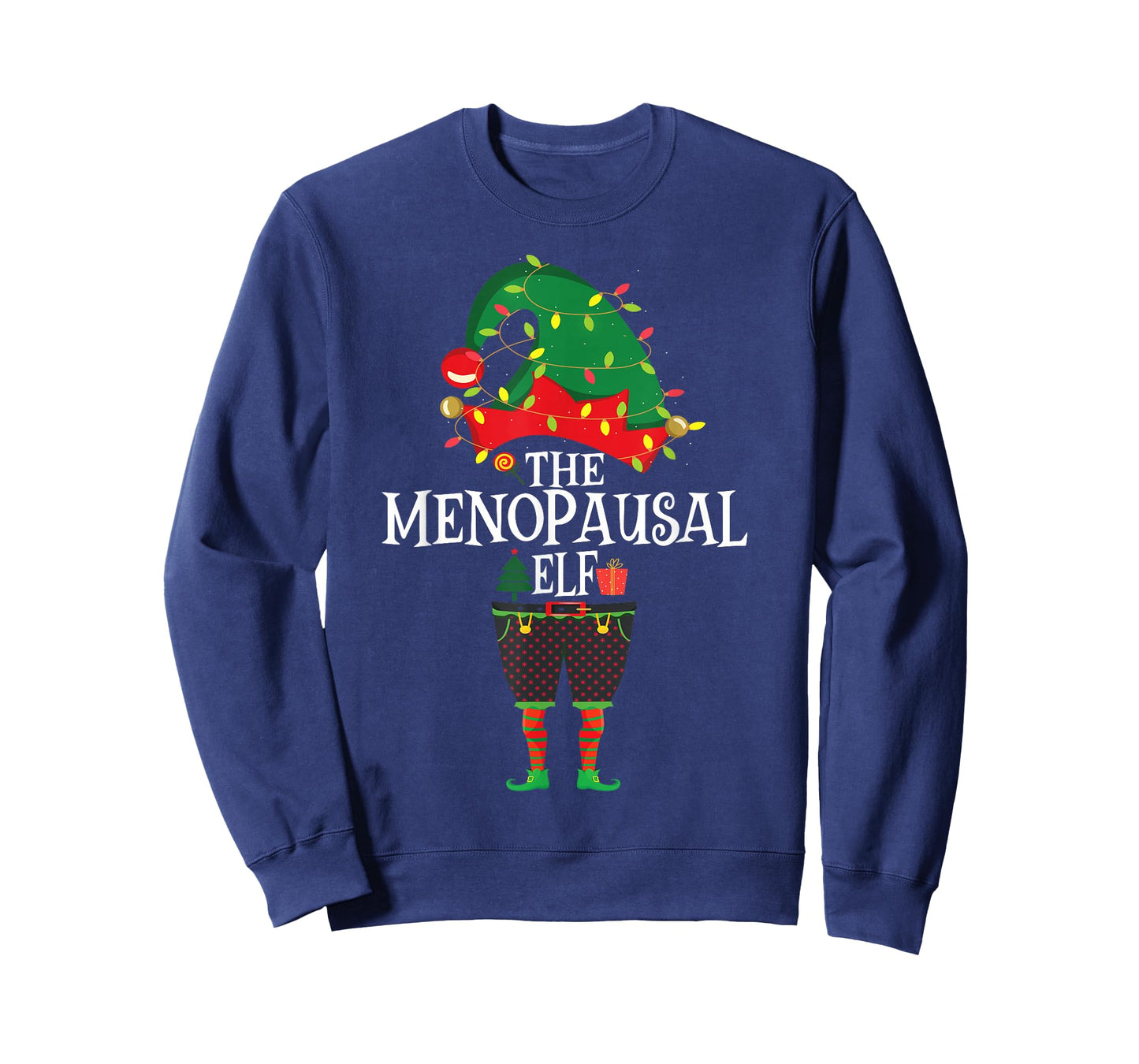 Christmas Elf Family Matching Group Funny The Elf Menopausal T-Shirt