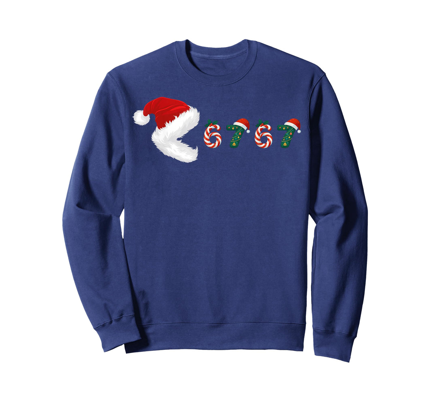 Merry Christmas Pajamas Eating 67 Meme Six Seven T-Shirt