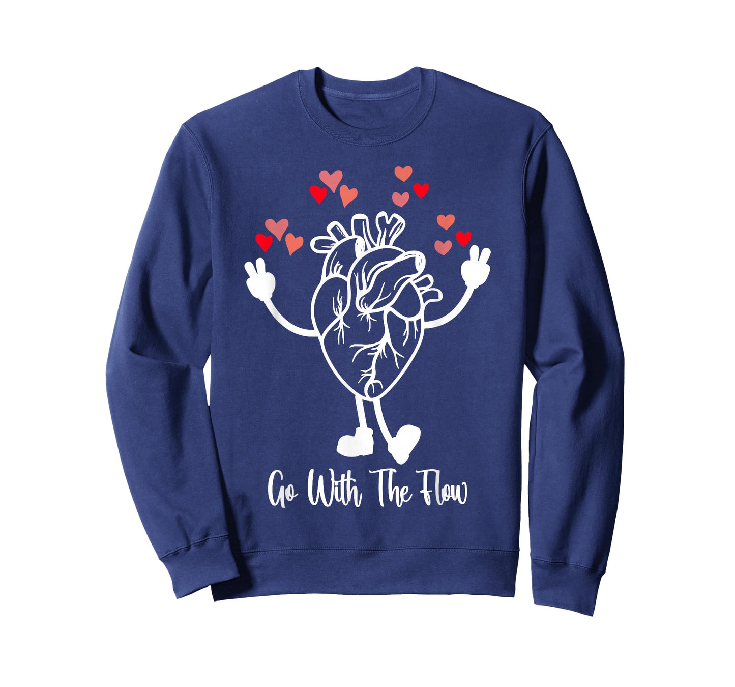 Heart Anatomy Valentine Cardiac CVICU Cath Lab RN Nurse T-Shirt