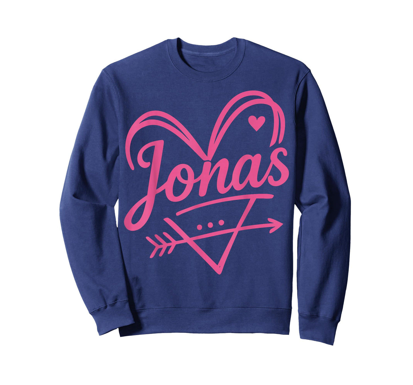 Vintage Jonas Name Heart Arrow Gift for Men Women Kid T-Shirt