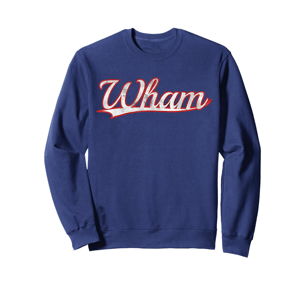 Wham Vintage Varsity Distressed T-Shirt