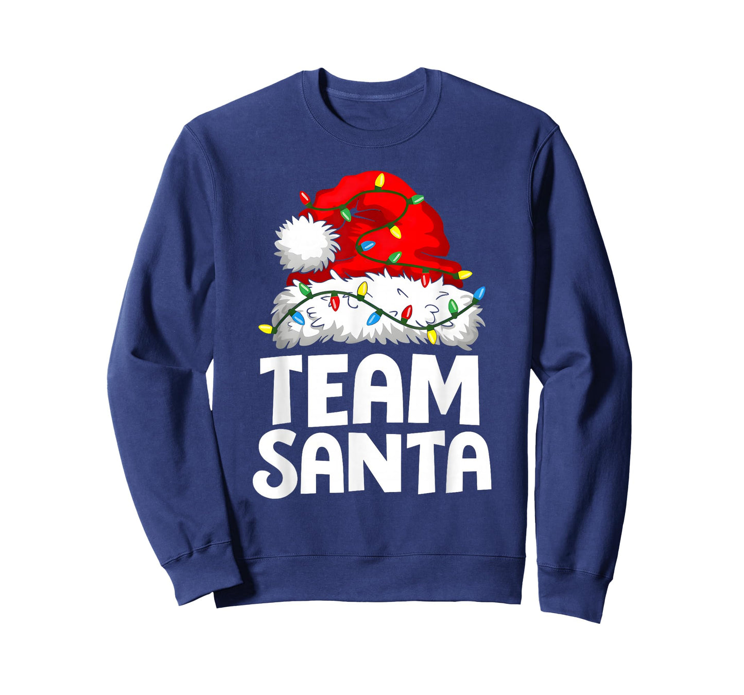 Team Santa Christmas Squad Family Matching Pajamas Boys Men T-Shirt