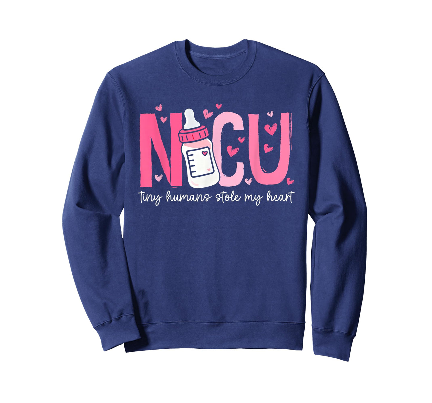 Valentines NICU Nuse Tiny-Humans Stole My Heart Nursing Life T-Shirt