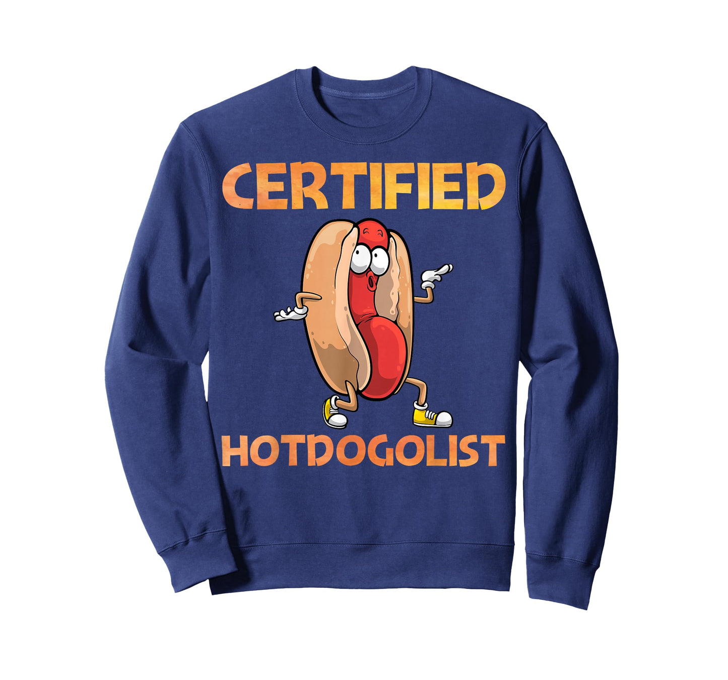 Cool Hotdog Outfit for Men Women Adult Hotdog Hot Dog Lover T-Shirt