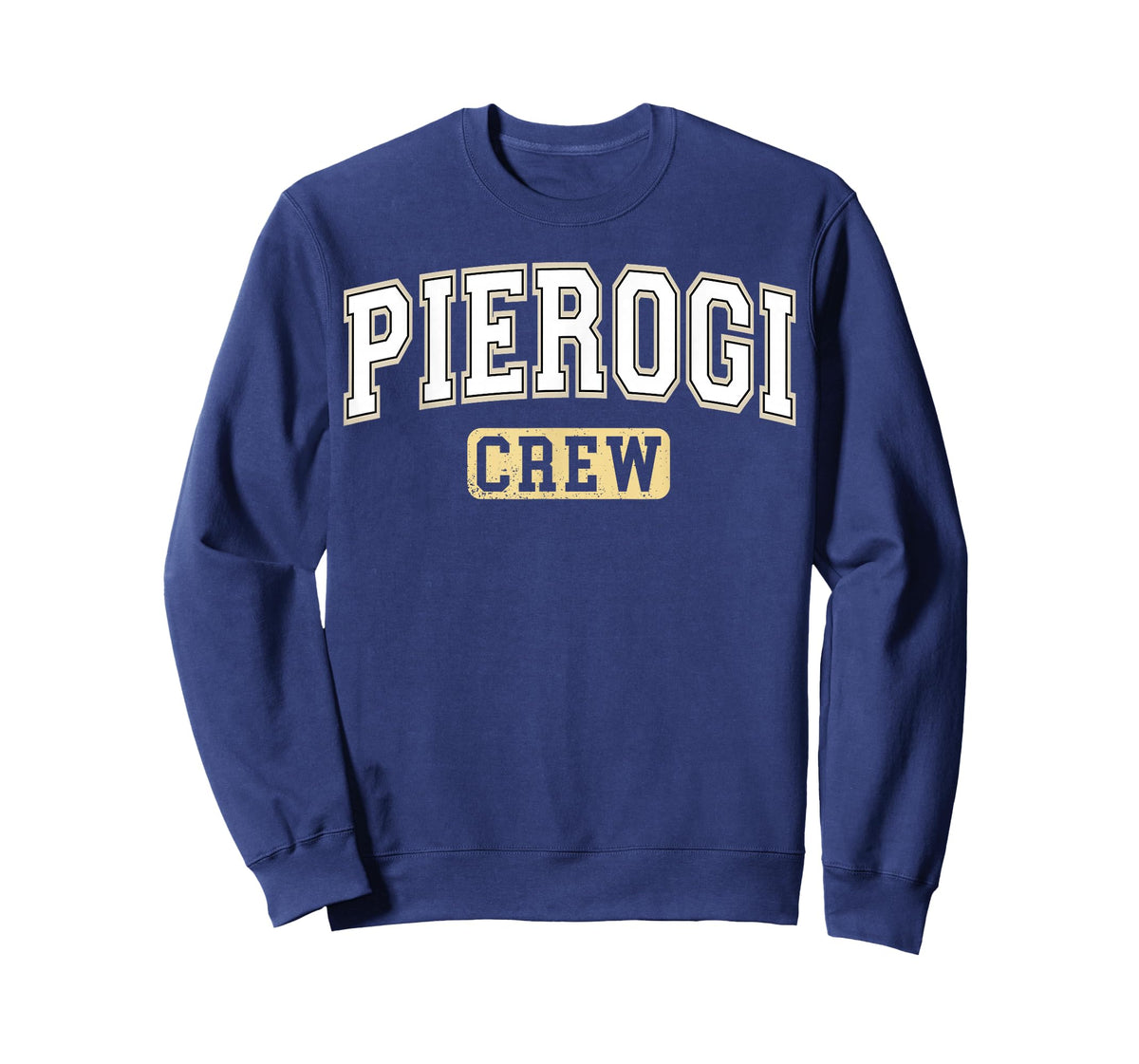 Pierogi Crew Polish Food Varsity Letters T-Shirt