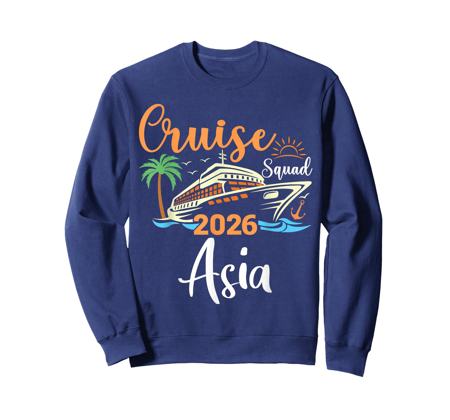 Asia Cruise Squad 2026 Family Holiday Matching T-Shirt