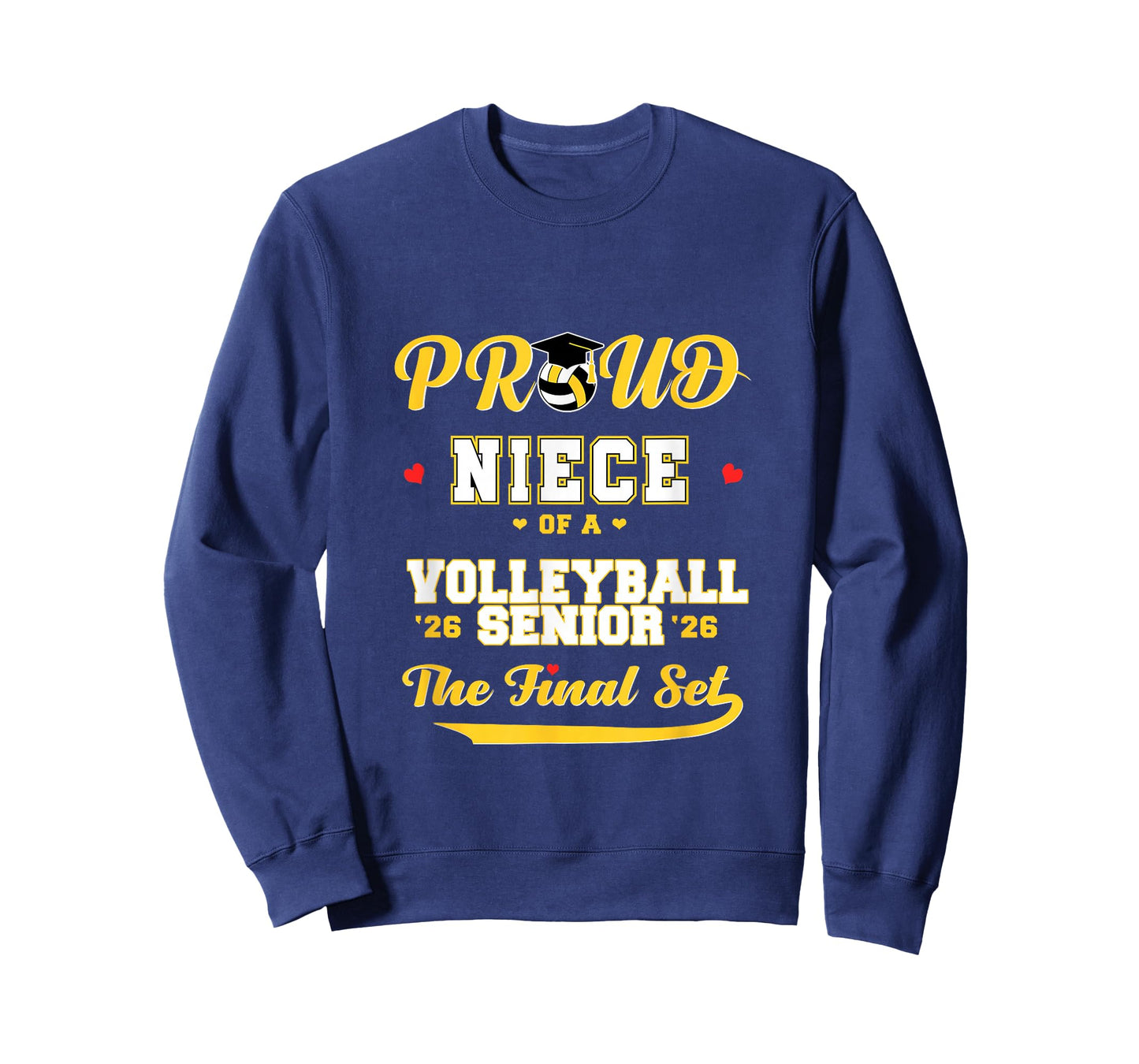 Cool Family '26 Graduation Volleyball Player Niece T-Shirt