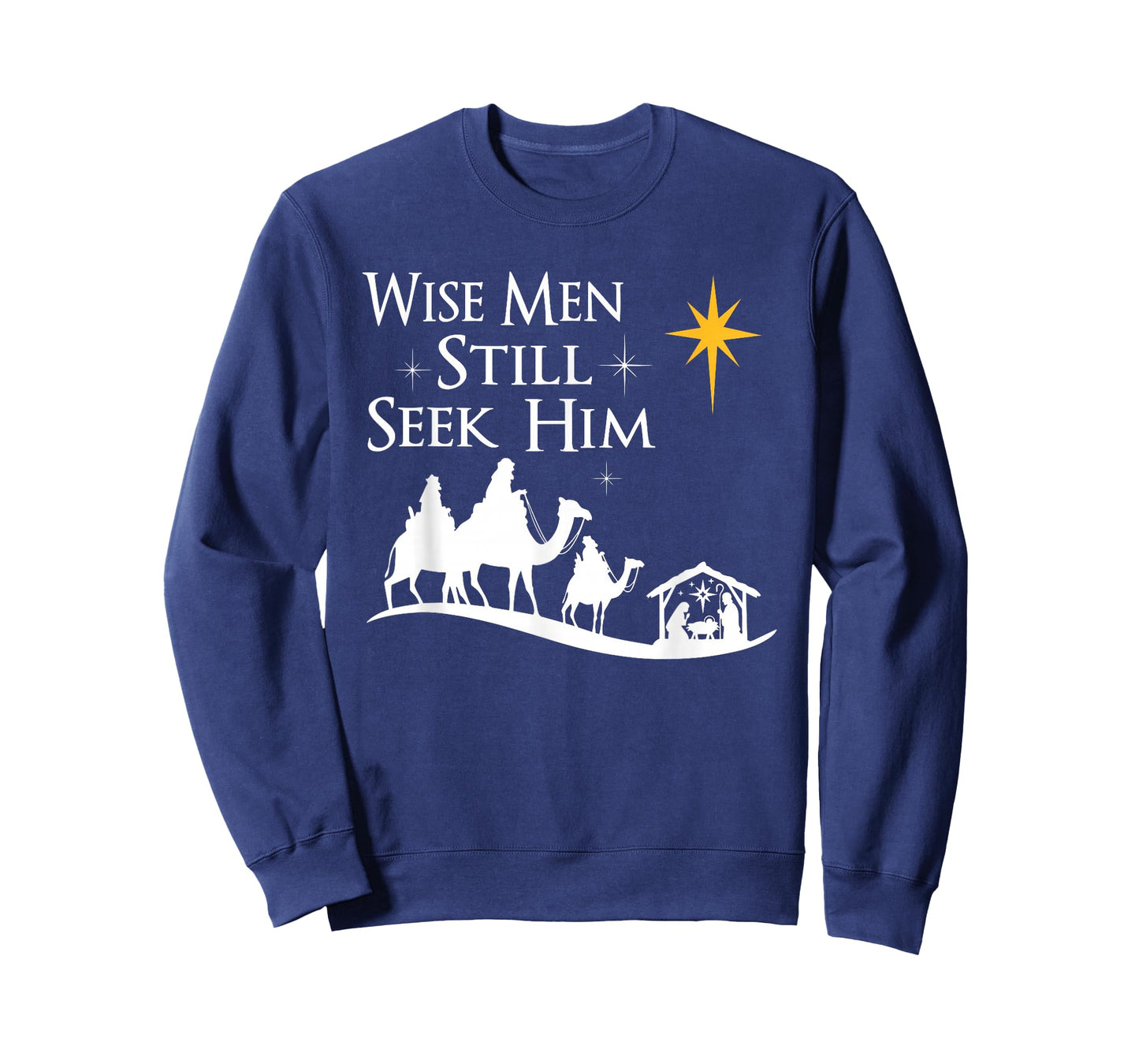 Wise Men Still Seek Him Christian Christmas Jesus Design T-Shirt