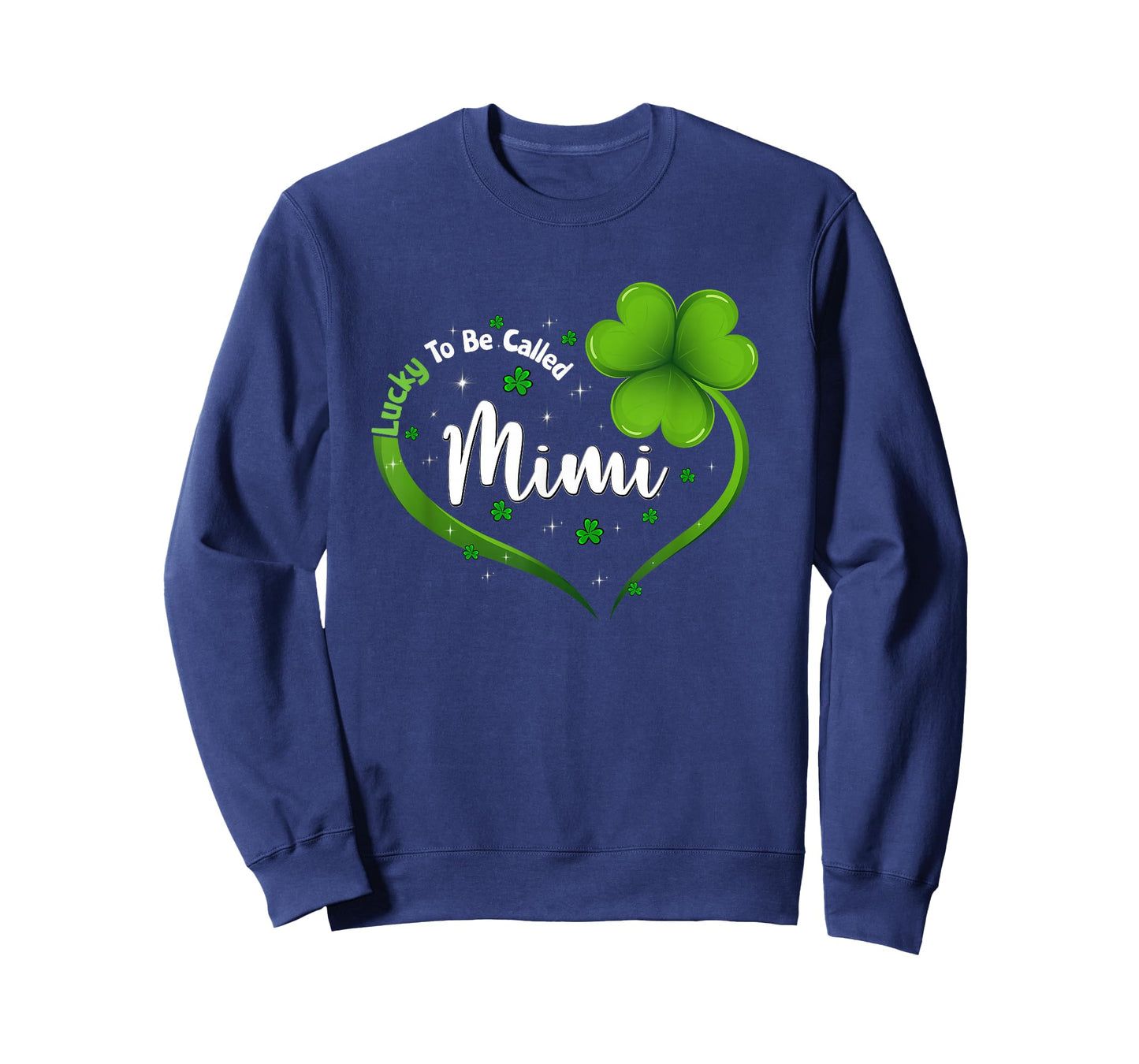 Cute Lucky to Be Called Mimi Shamrock Heart St Patrick's Day T-Shirt