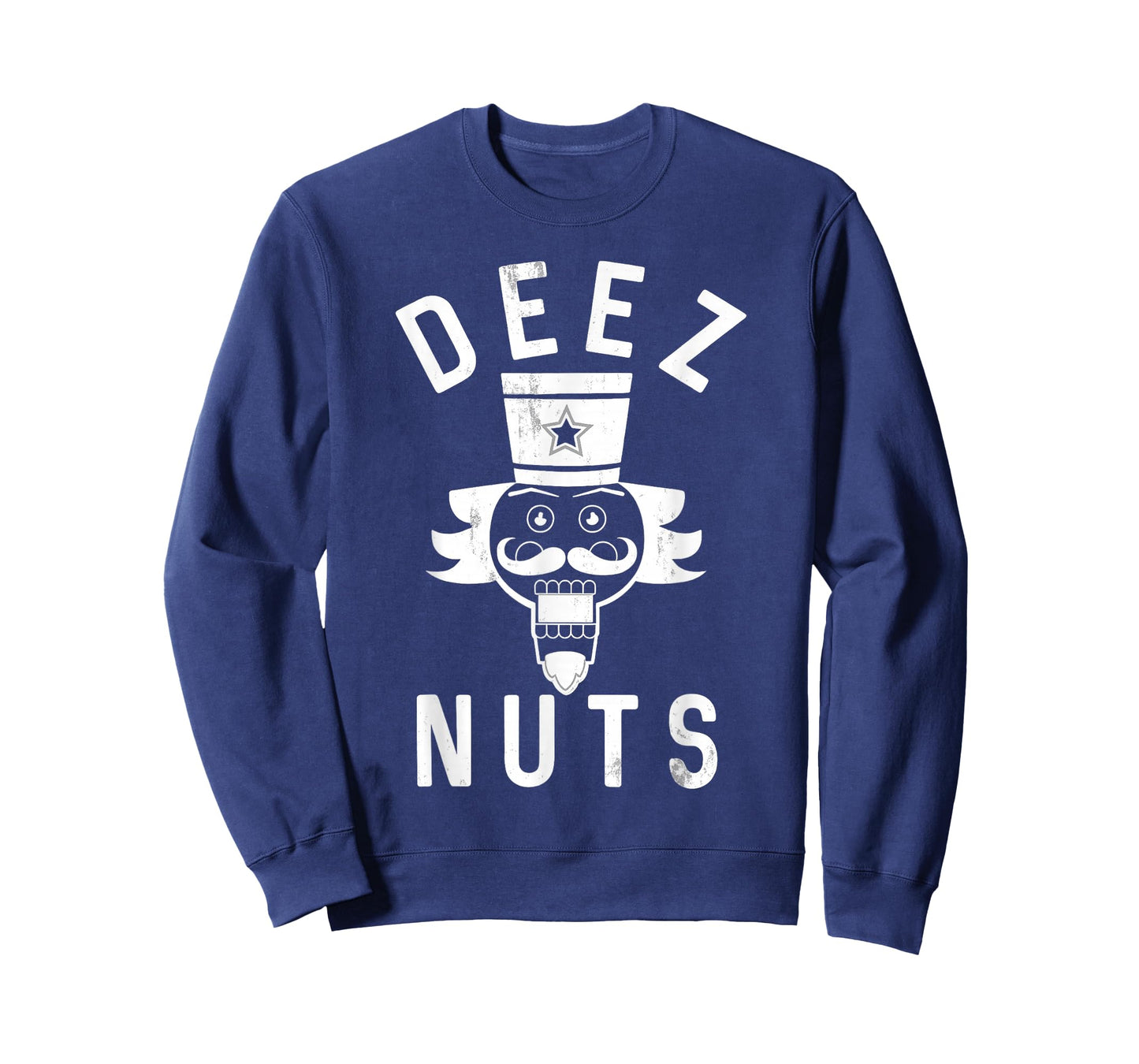 Deez Nuts Nutcracker Christmas Pun Mens Humor Vintage T-Shirt