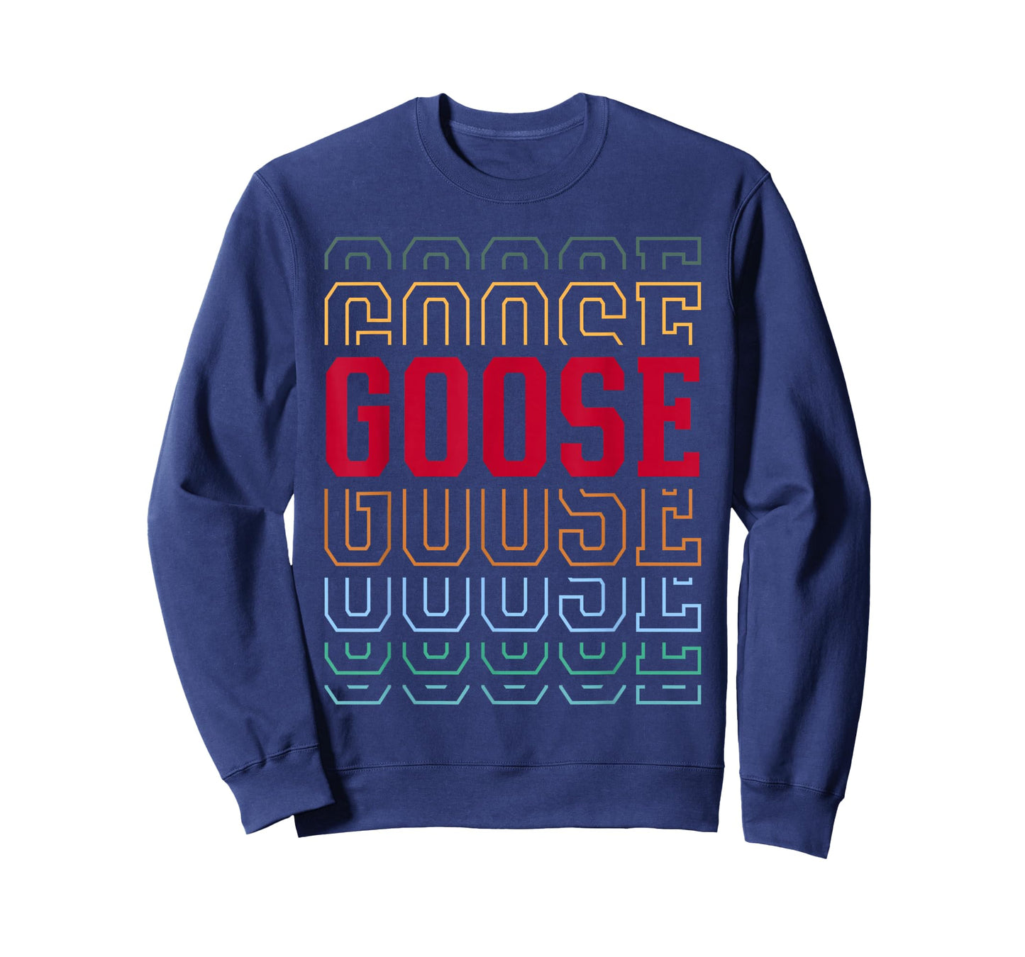 Goose Layered Text Costume Animal Lover T-Shirt