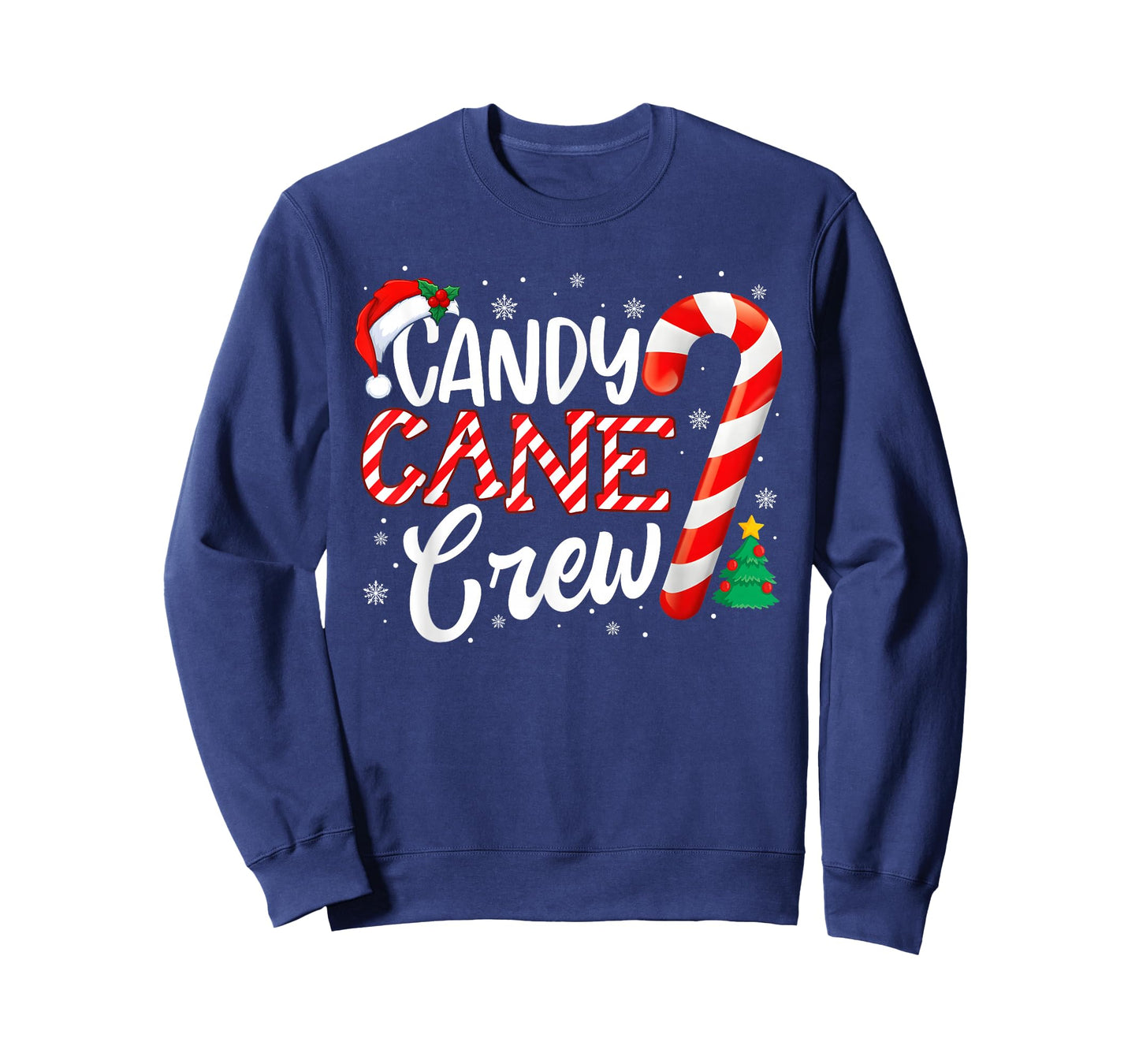 Candy Cane Crew Funny Xmas Christmas Pajamas Men Women Kids T-Shirt
