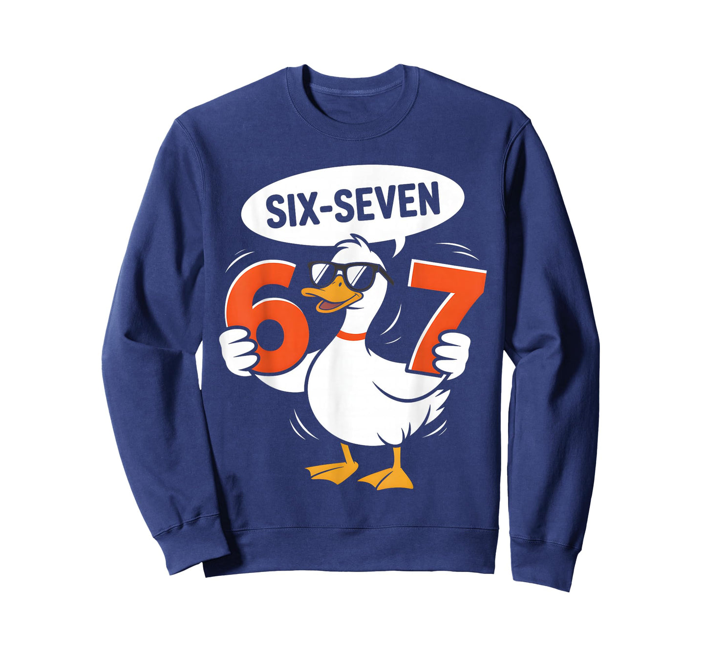 67 Duck Meme Funny Six Seven Gen Alpha Slang Cool Goose T-Shirt