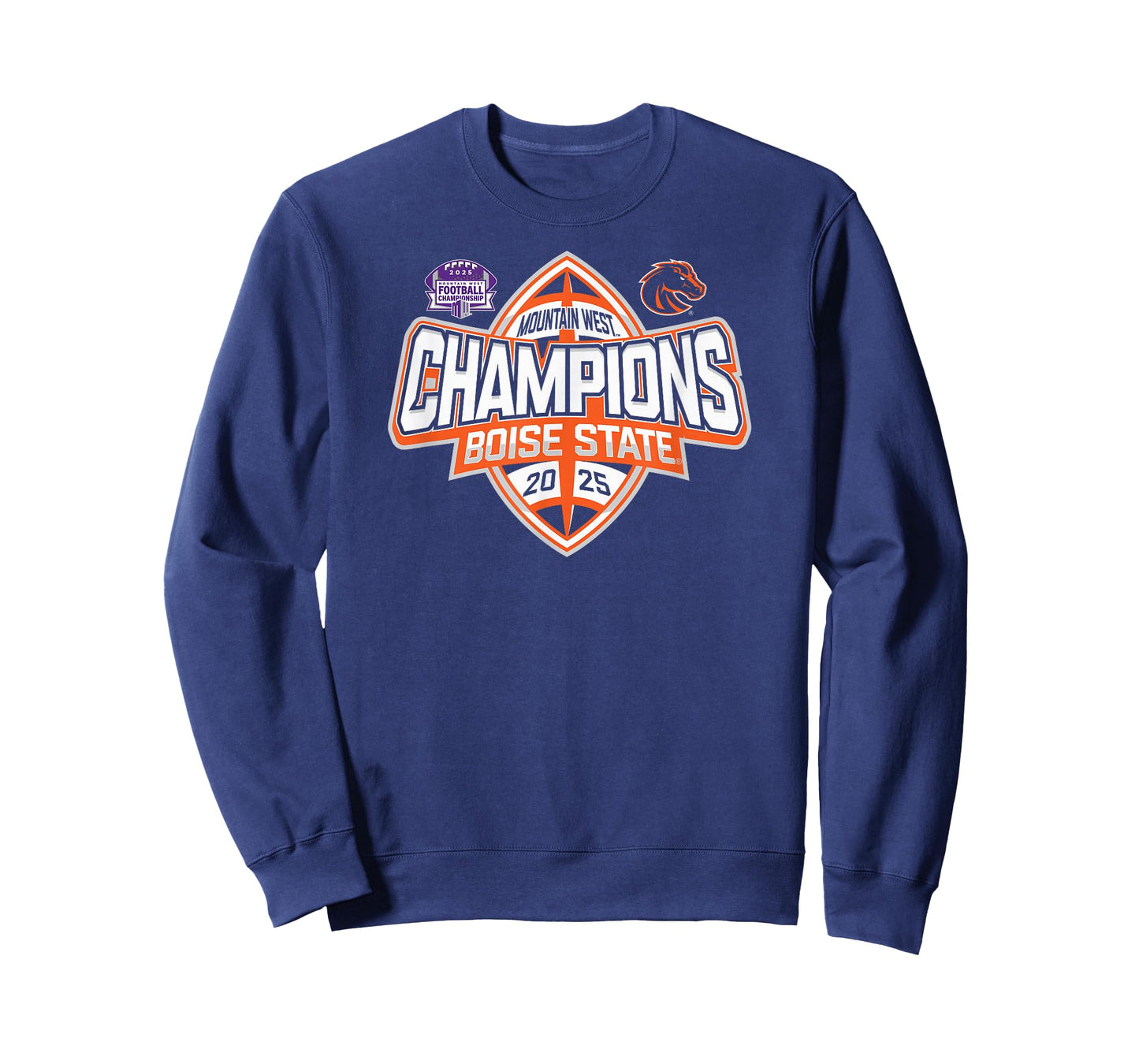 Boise State Broncos Mountain West Champs 2025 Football T-Shirt