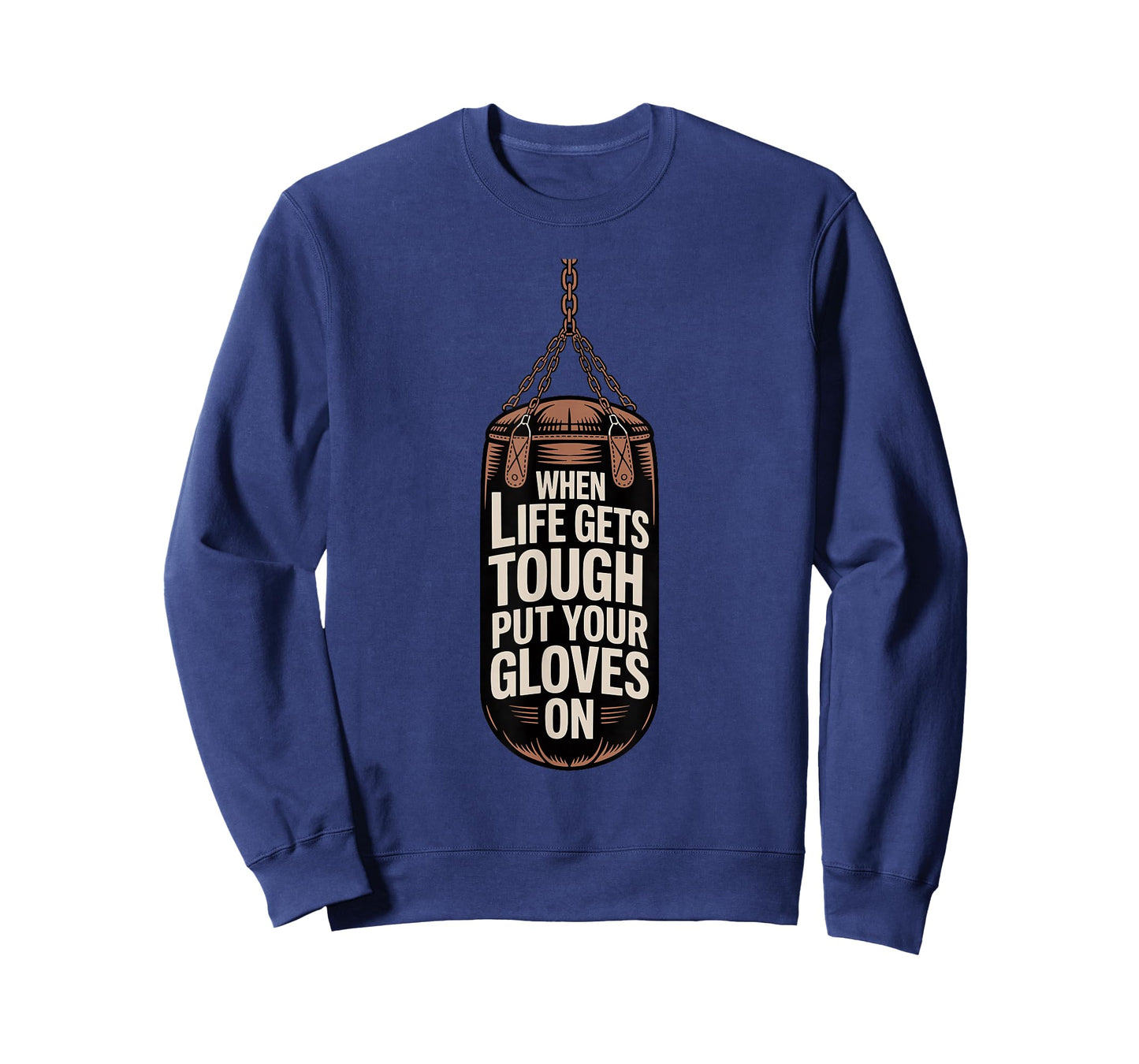 Vintage Boxing When Life Gets Tough Put Your Gloves On Boxer T-Shirt