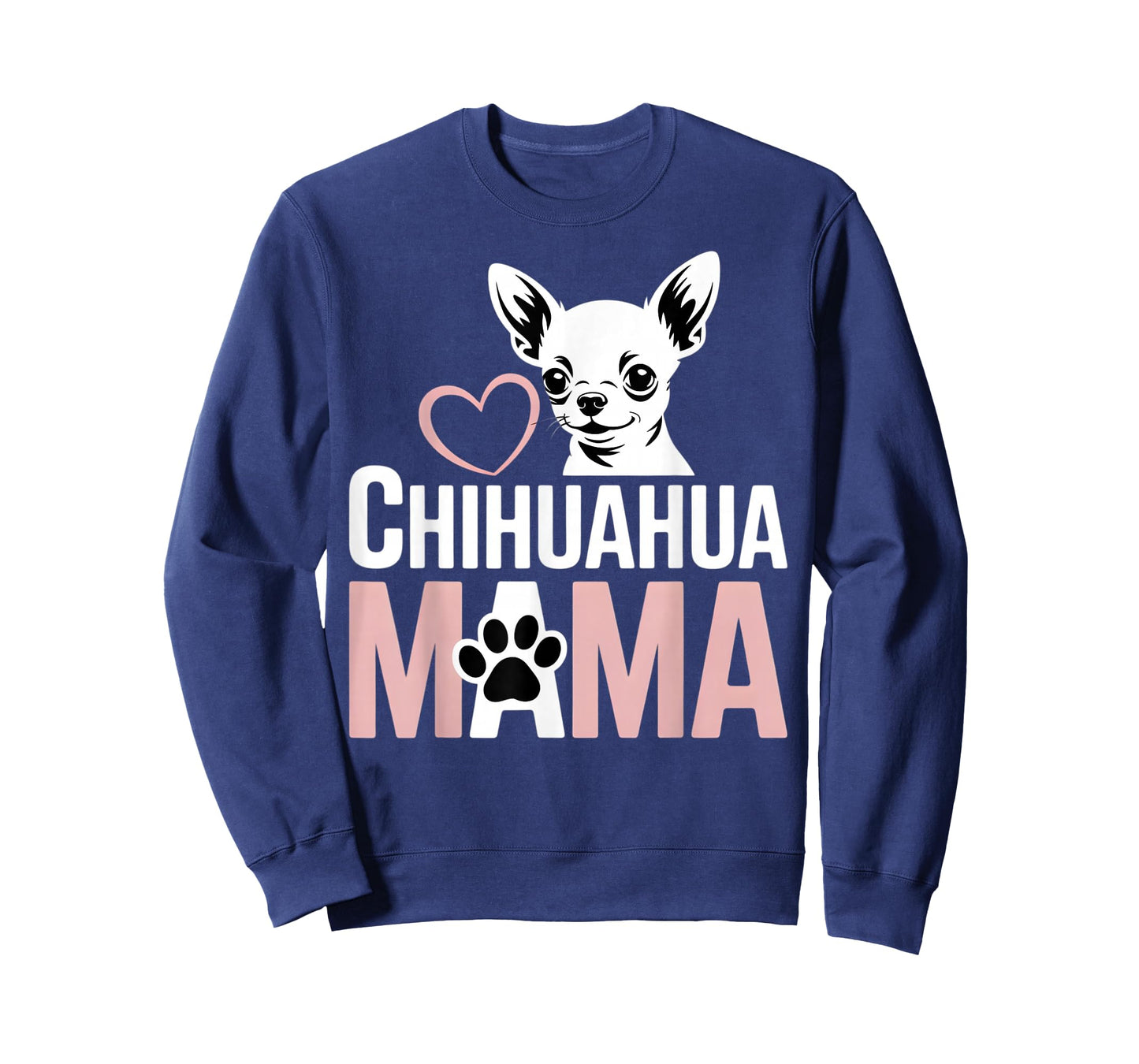 Chihuahua Mom Dog Lover Paw Women T-Shirt