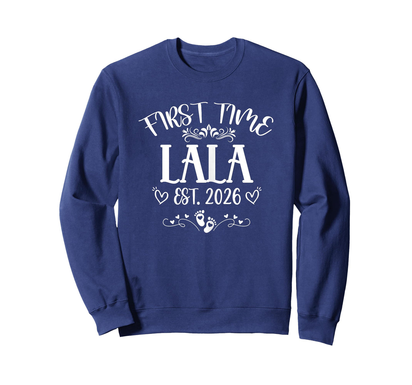 Womens First time Lala Est 2026 Soon to Be Mom Mother's Day T-Shirt