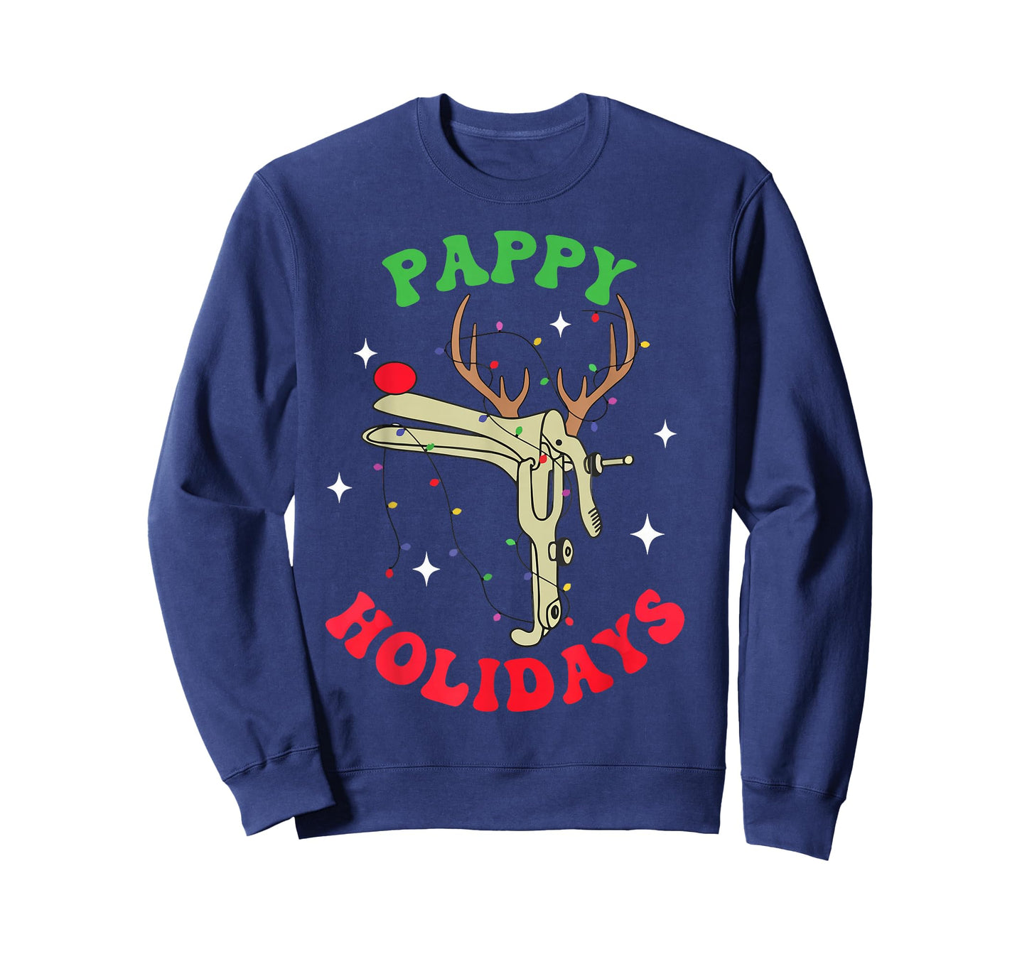 Pappy Holiday Reindeer Speculum Nurse Gynecologist Christmas T-Shirt