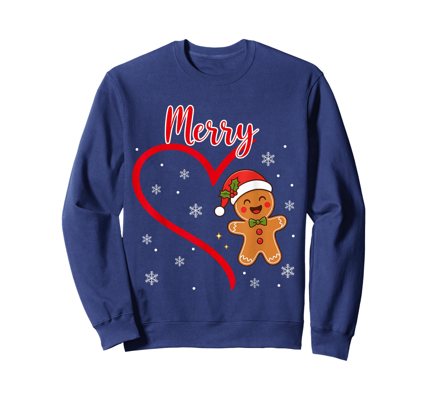 Merry Christmas Gingerbread Couple Christmas Pajama Matching T-Shirt