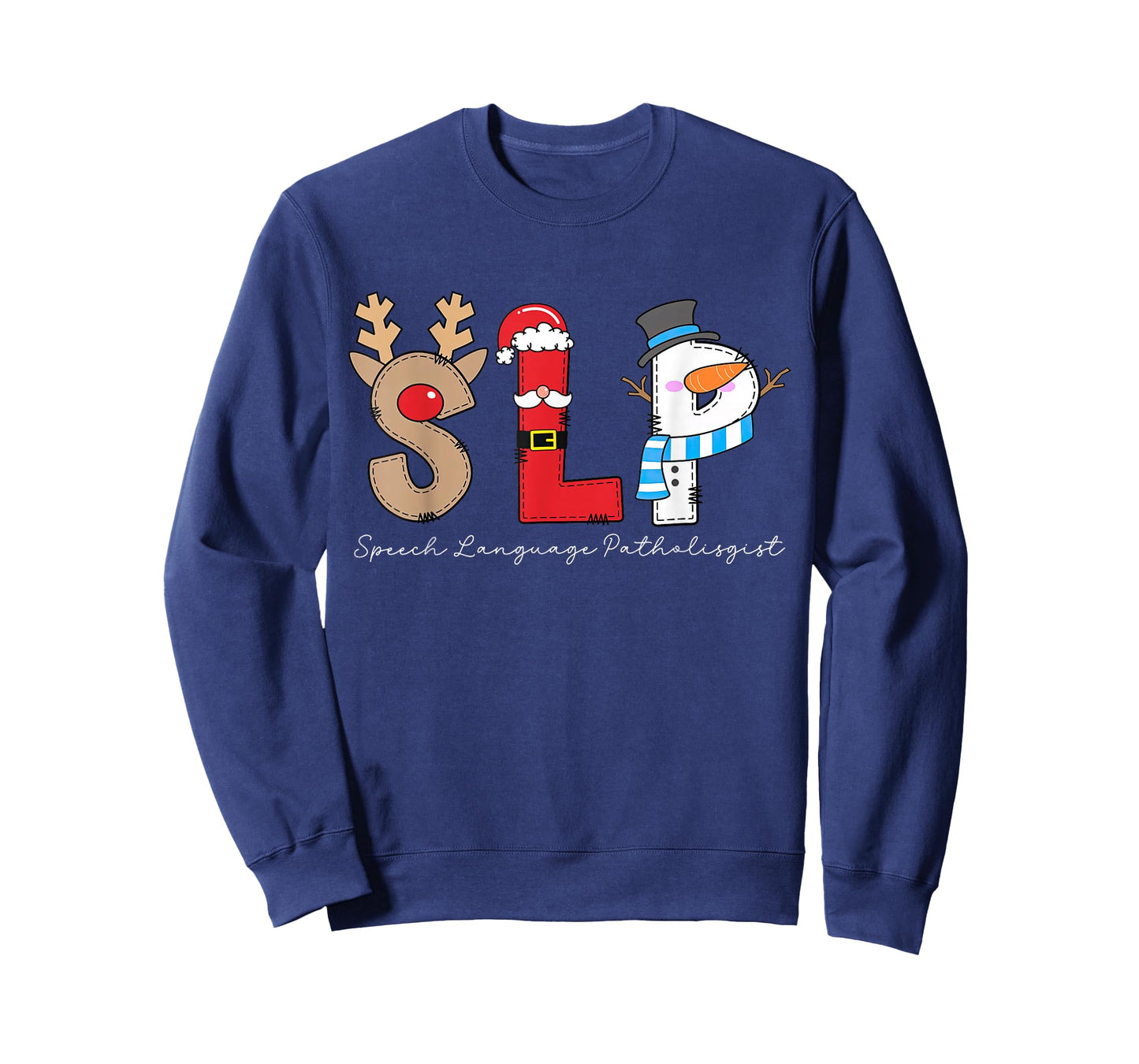 Christmas Speech Therapy SLP Language Pathologist Therapist T-Shirt