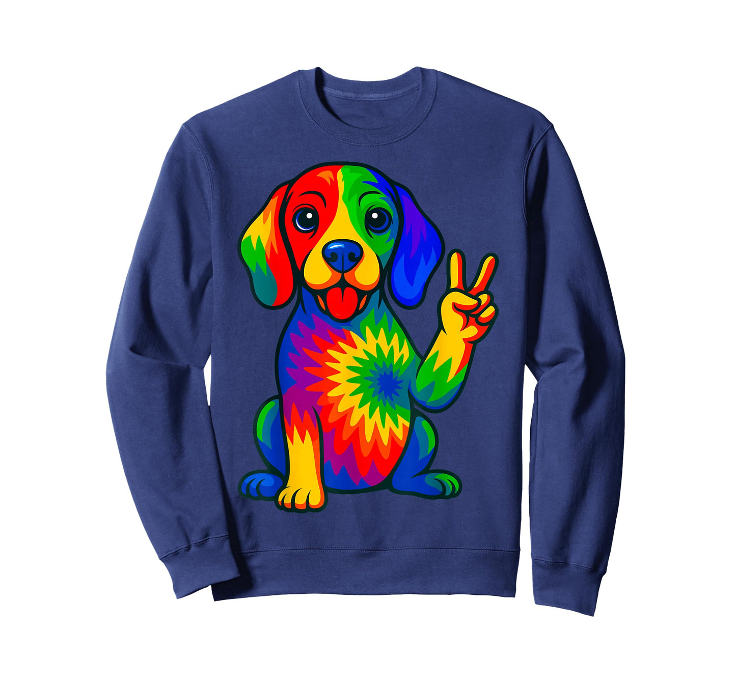 Tie-Dye Beagle Hippie T-Shirt