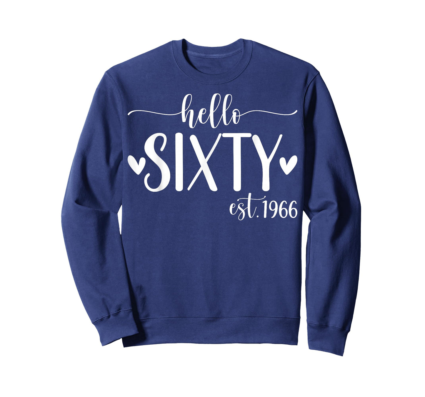 Hello Sixty Est 1966 60 Years Old 60th Birthday for Women T-Shirt