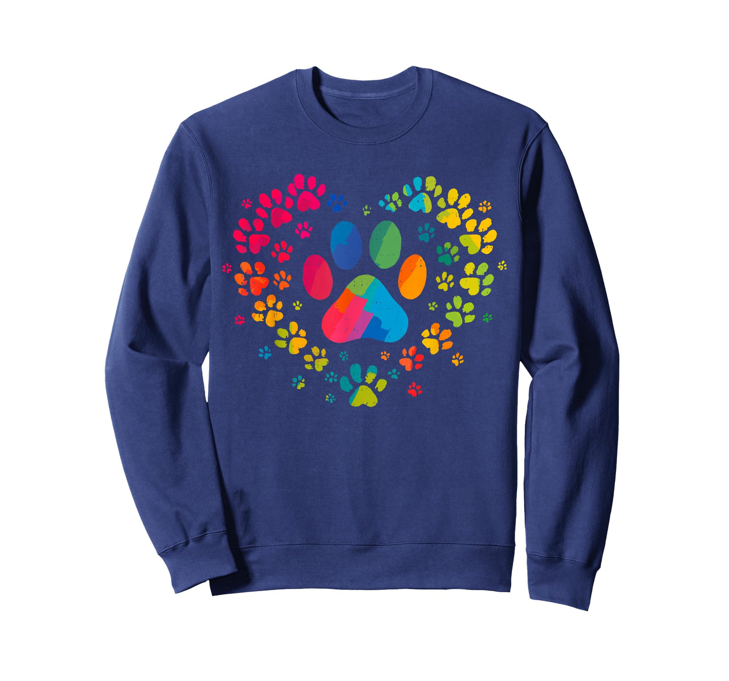 Dog Paw Heart Animal Lover Puppy Pet Mom Women Girls Kids T-Shirt