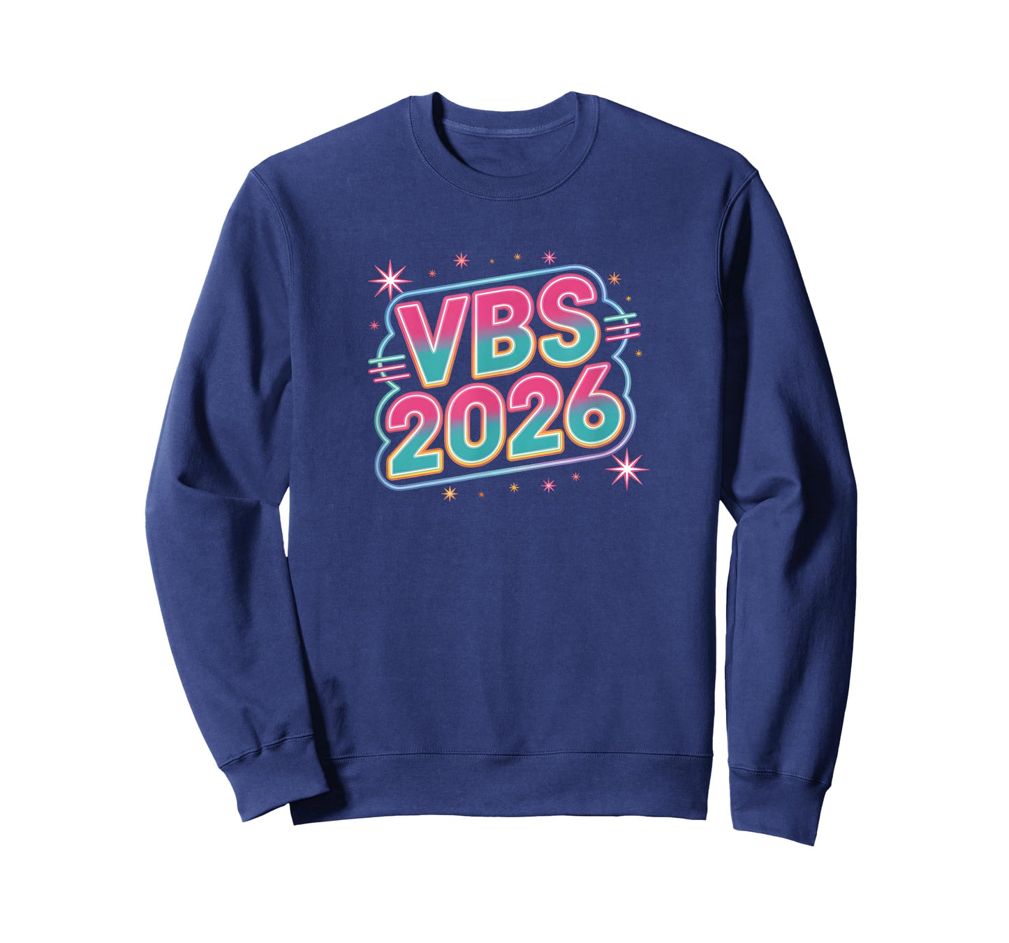 I Love VBS 2026 Vacation Bible School Lighted Sign T-Shirt