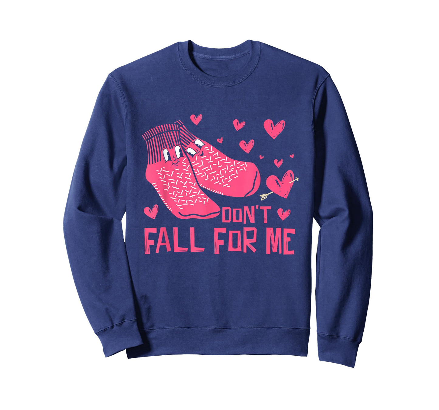 Don't Fall for-Me Non Slip Socks Valentines RN CNA PCT Nurse T-Shirt