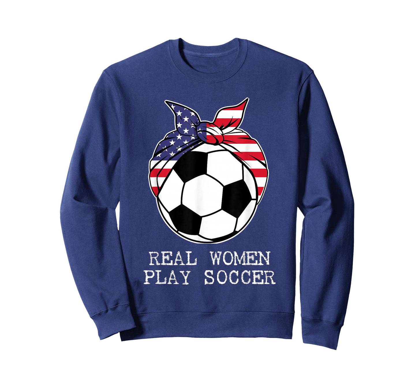 Girls Ball Bandana Flag Player Coach Real Women Play Soccer T-Shirt