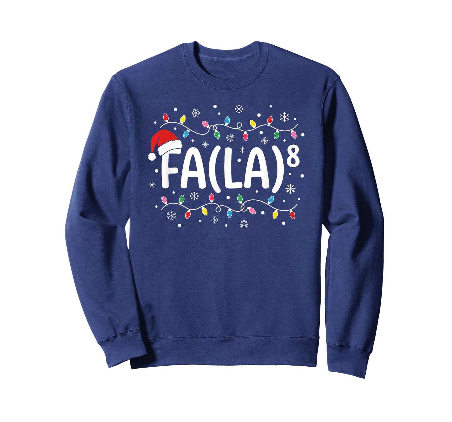 FA La 8 Funny Christmas Carol Santa Math Teacher Student T T-Shirt