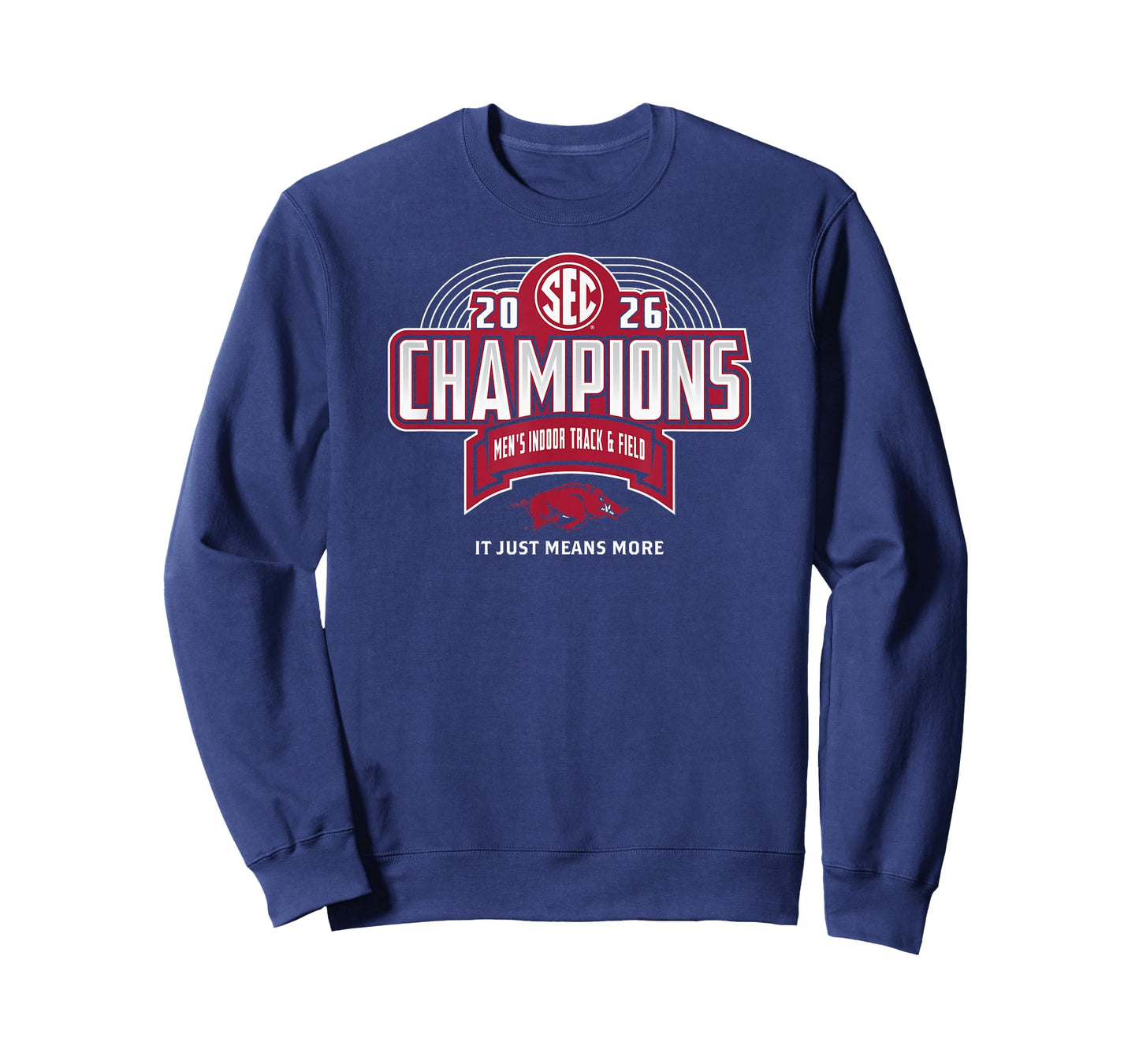 Arkansas Razorbacks Men's Track & Field SEC Champs 2026 T-Shirt