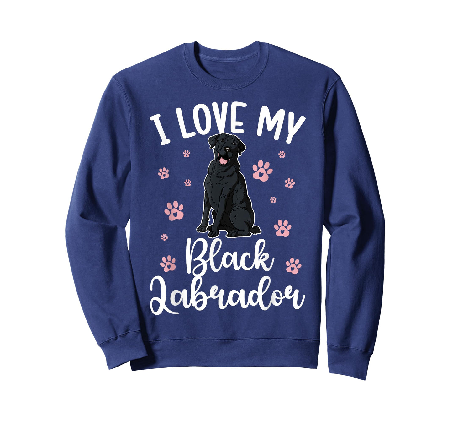 I Love My Black Labrador Owner Black Lab Lover T-Shirt