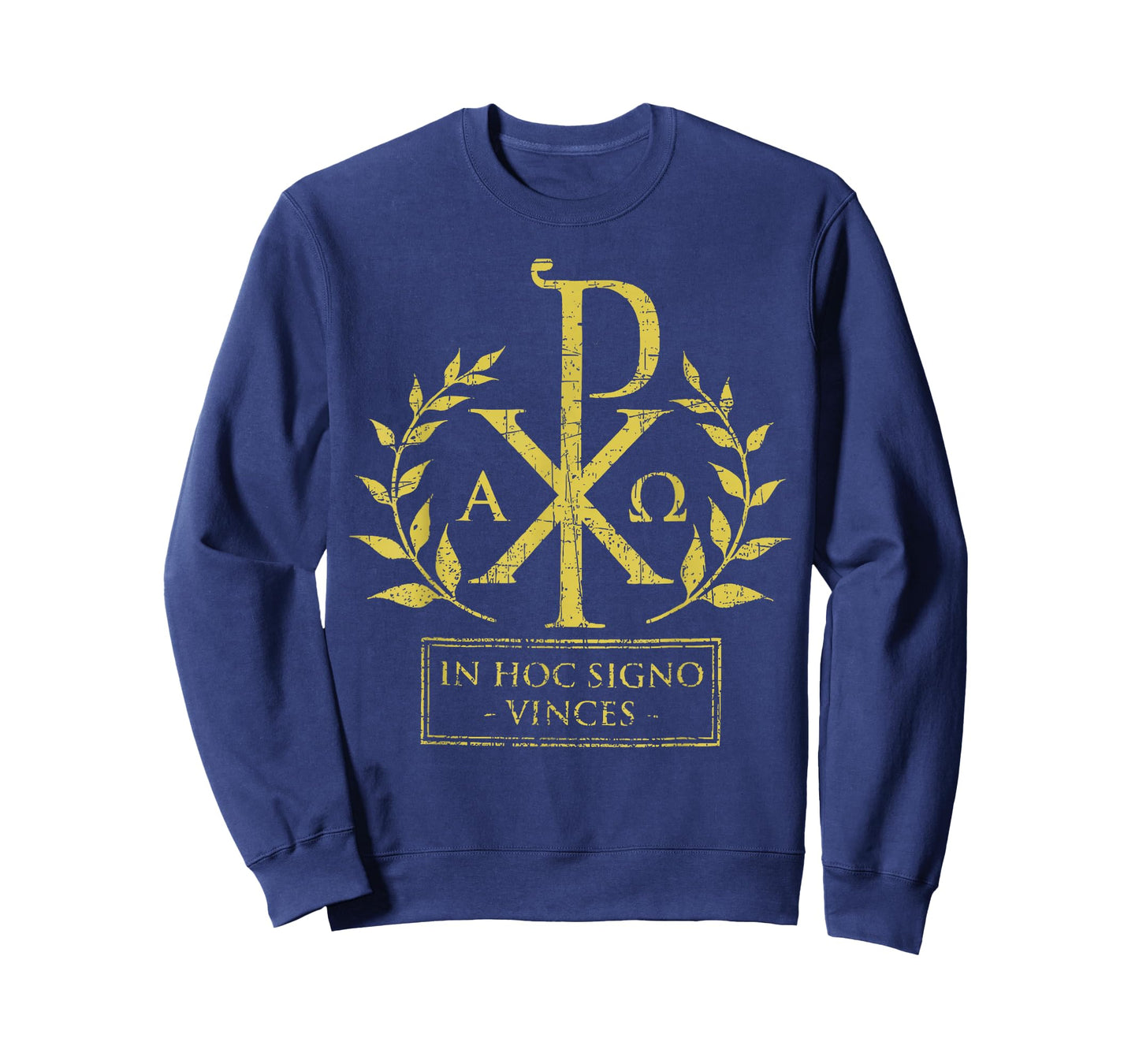 Chi Rho in Hoc Signo Vinces Funny Alpha Omega Christian Art T-Shirt