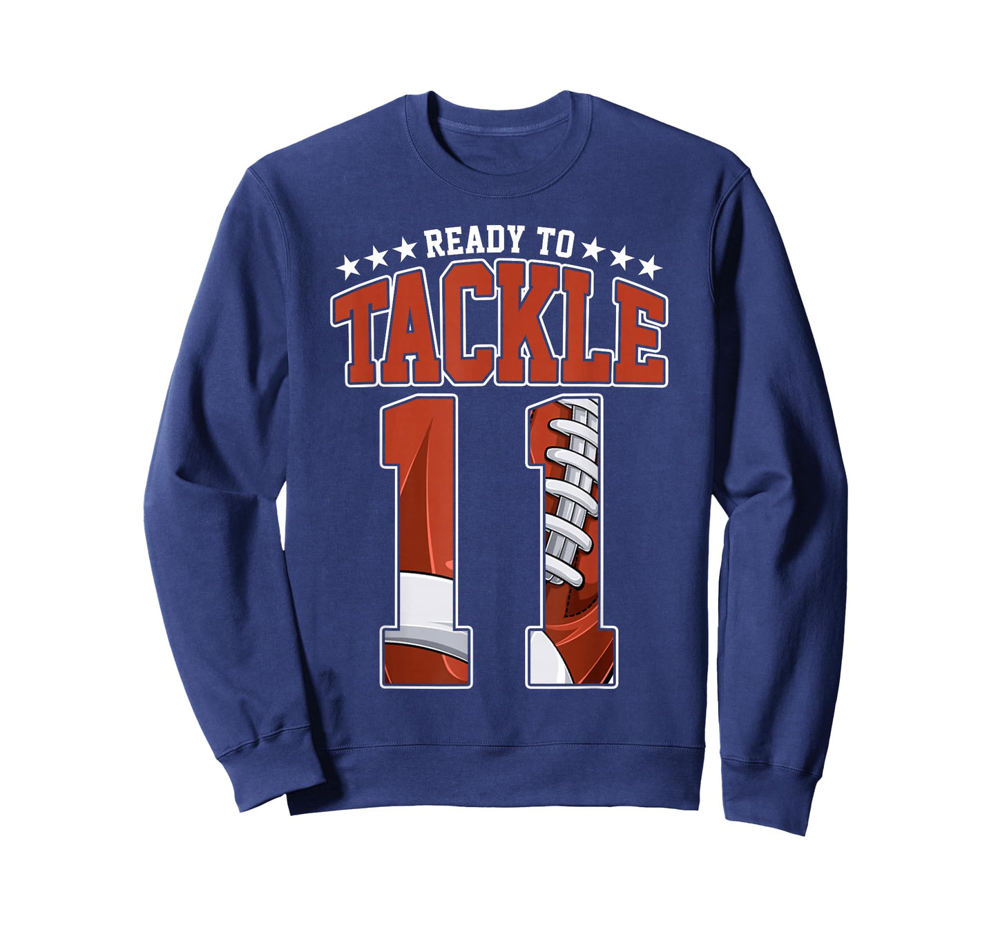Ready to Tackle 11th Birthday Football Lover 11 Years Old Bo T-Shirt