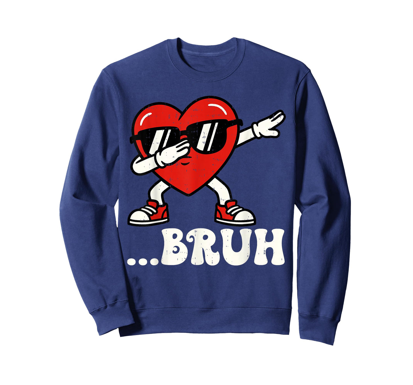 Dabbing Heart Dab Valentines Day for Teens Boys Girls Kids T-Shirt