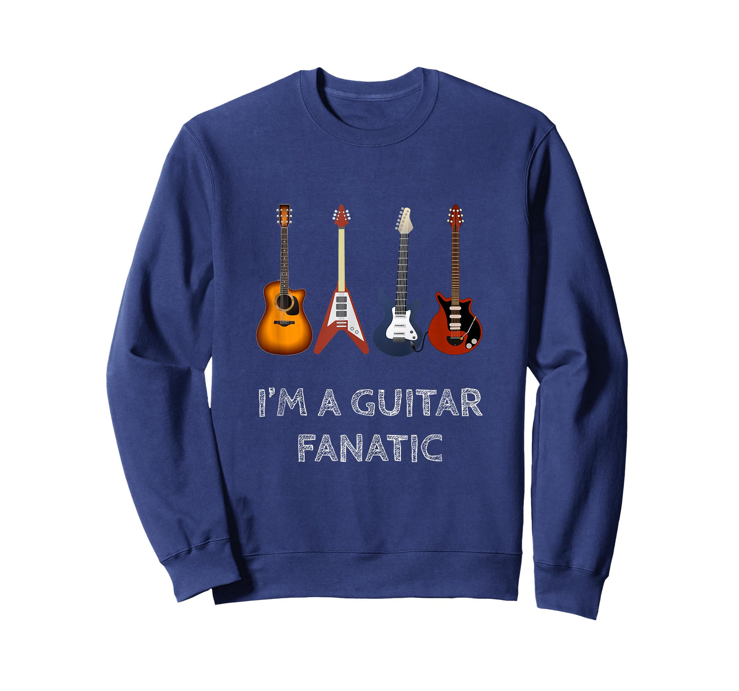 I'm a Guitar Fanatic Shirt T-Shirt Funny Music Gift T-Shirt