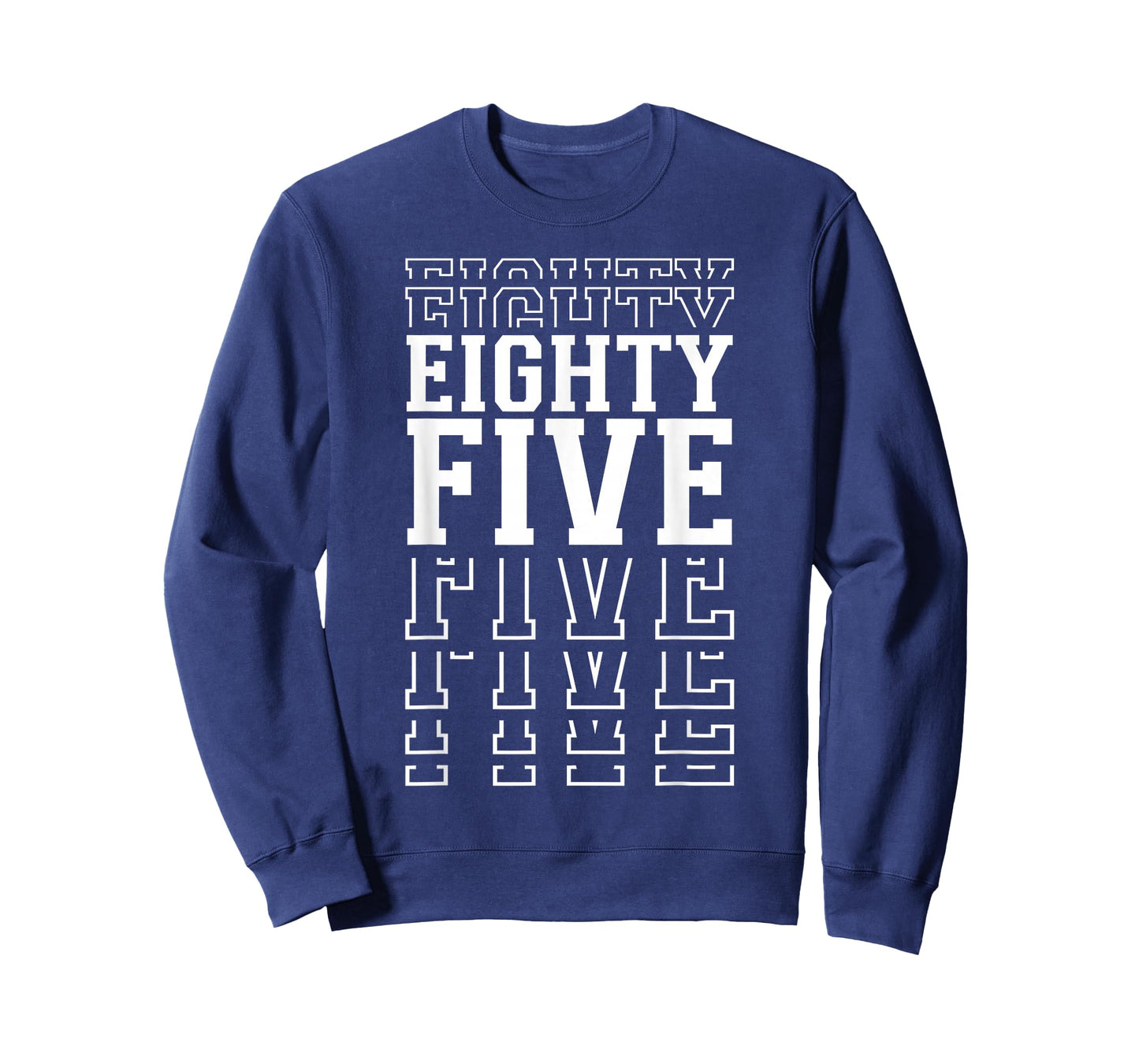 Eighty Five 85th Birthday Layered Text 85 Year Old T-Shirt