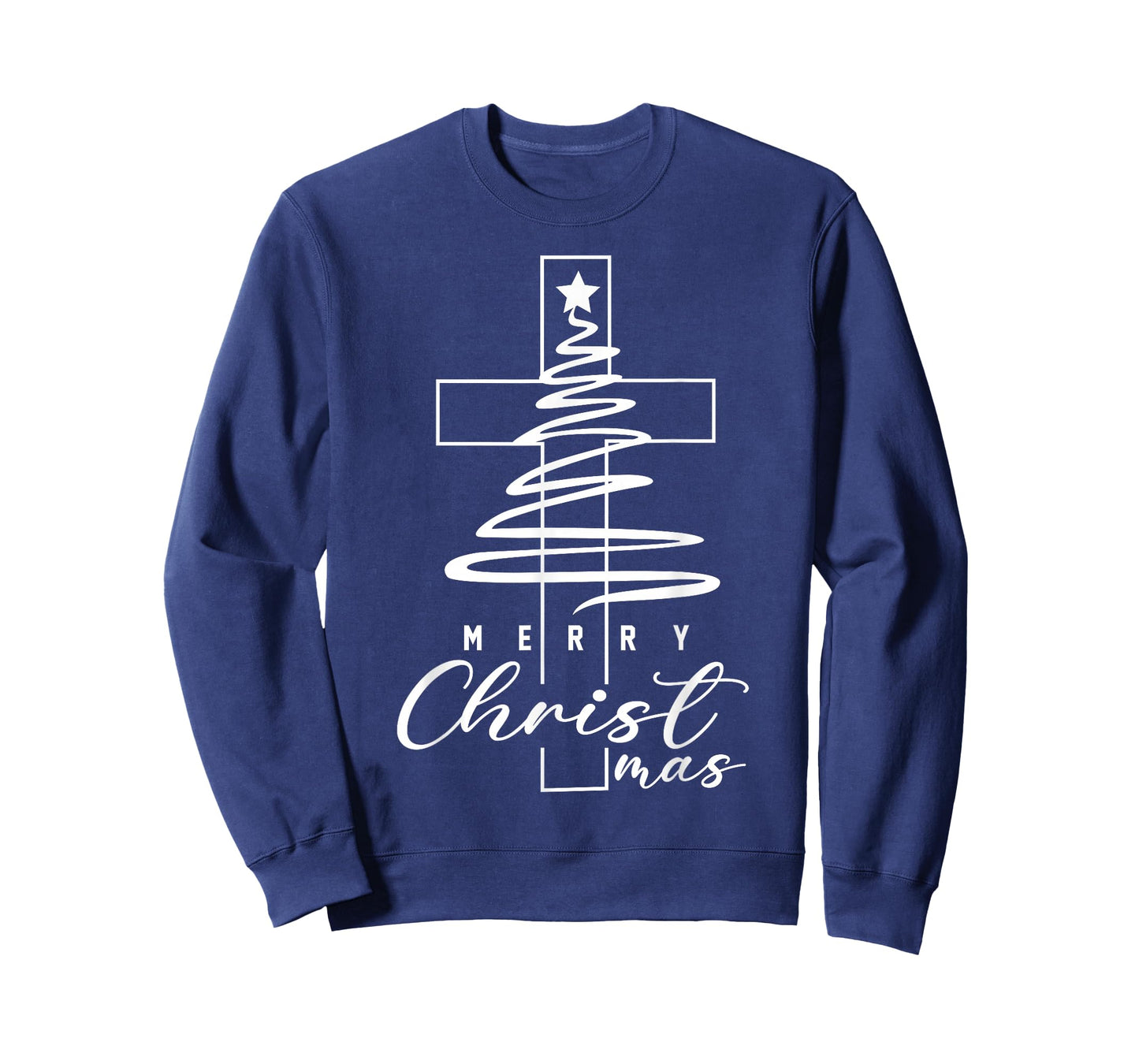 Merry Christmas Xmas Cross Christian Jesus Family Pajamas T-Shirt