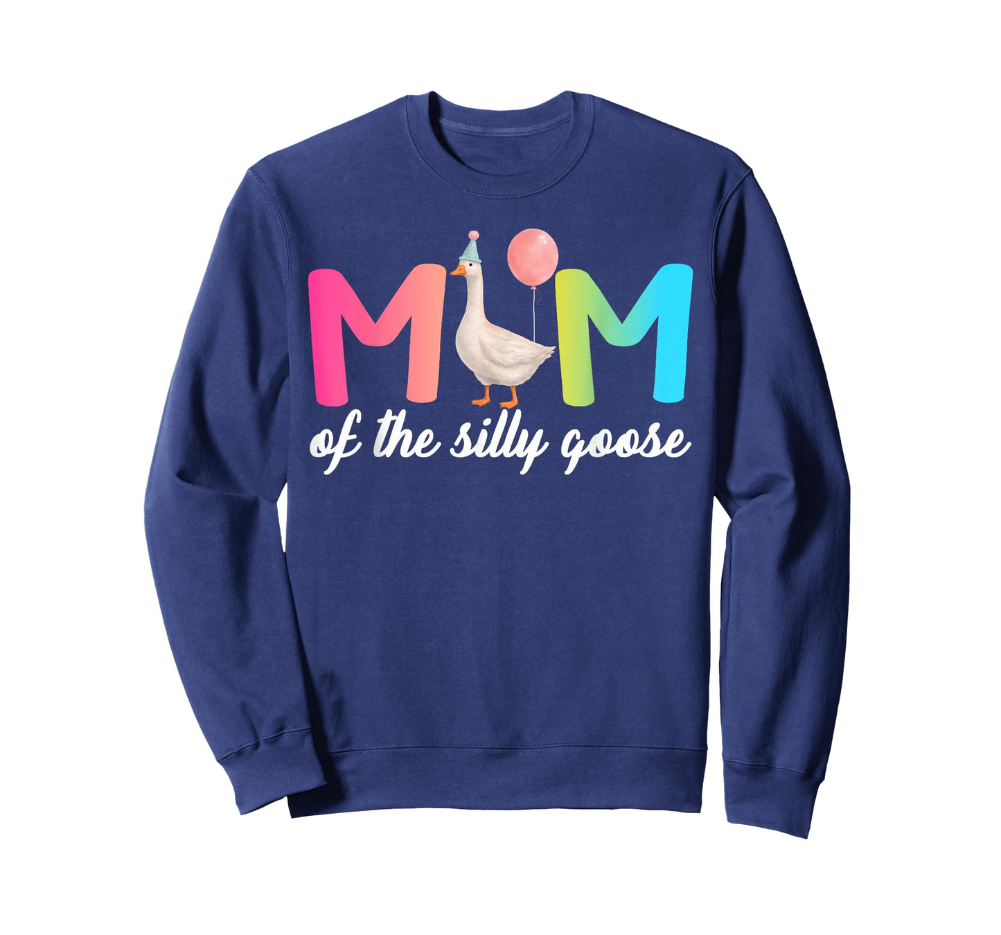 Mom of The Silly Goose First Birthday Party Family Matching T-Shirt
