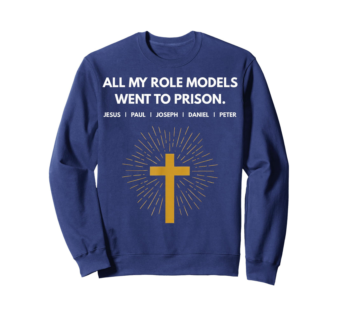 All My Role Models Went to Prison Jesus Funny T-Shirt