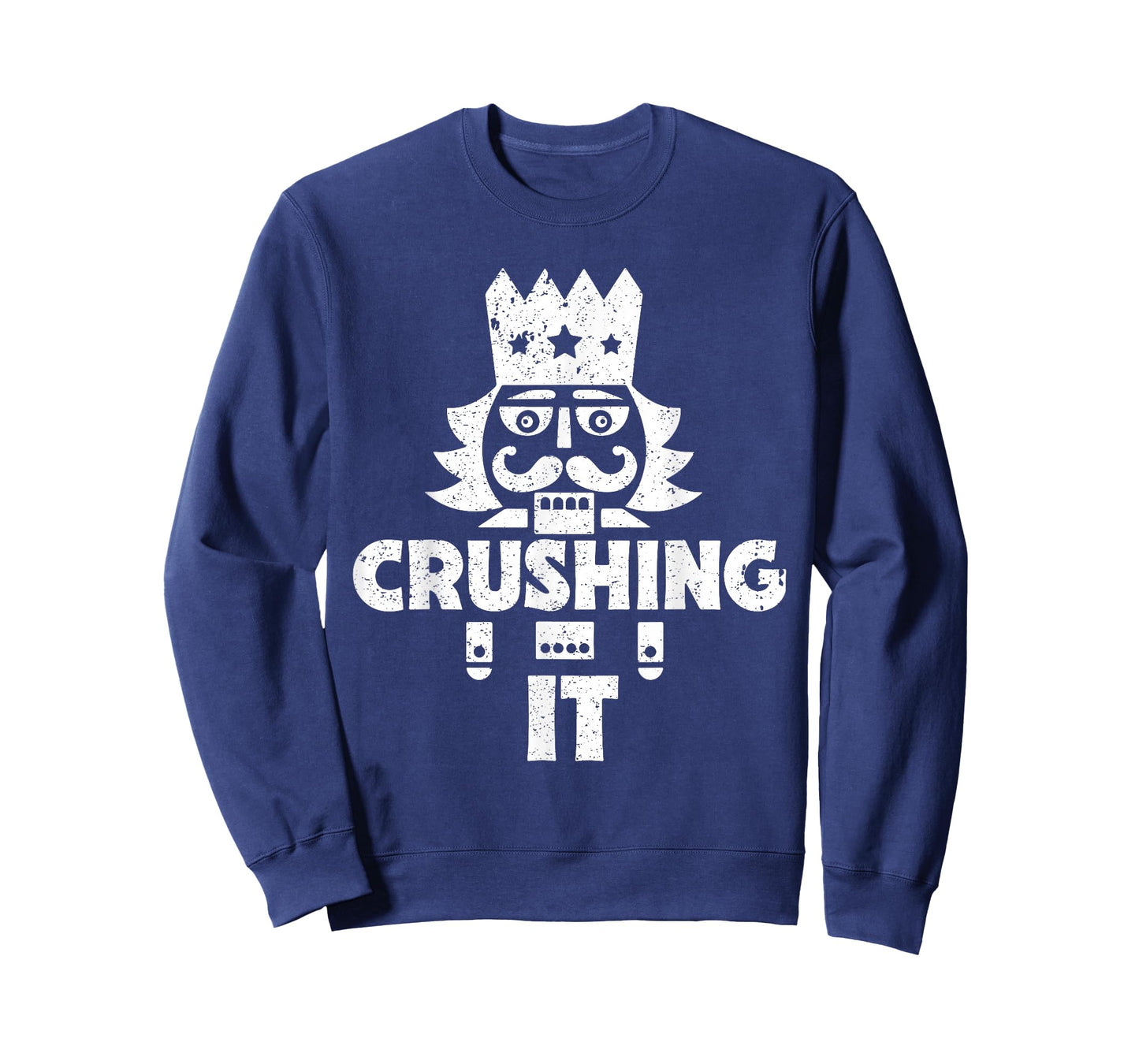 Crushing It Nutcracker Funny Retro Christmas Festive T-Shirt
