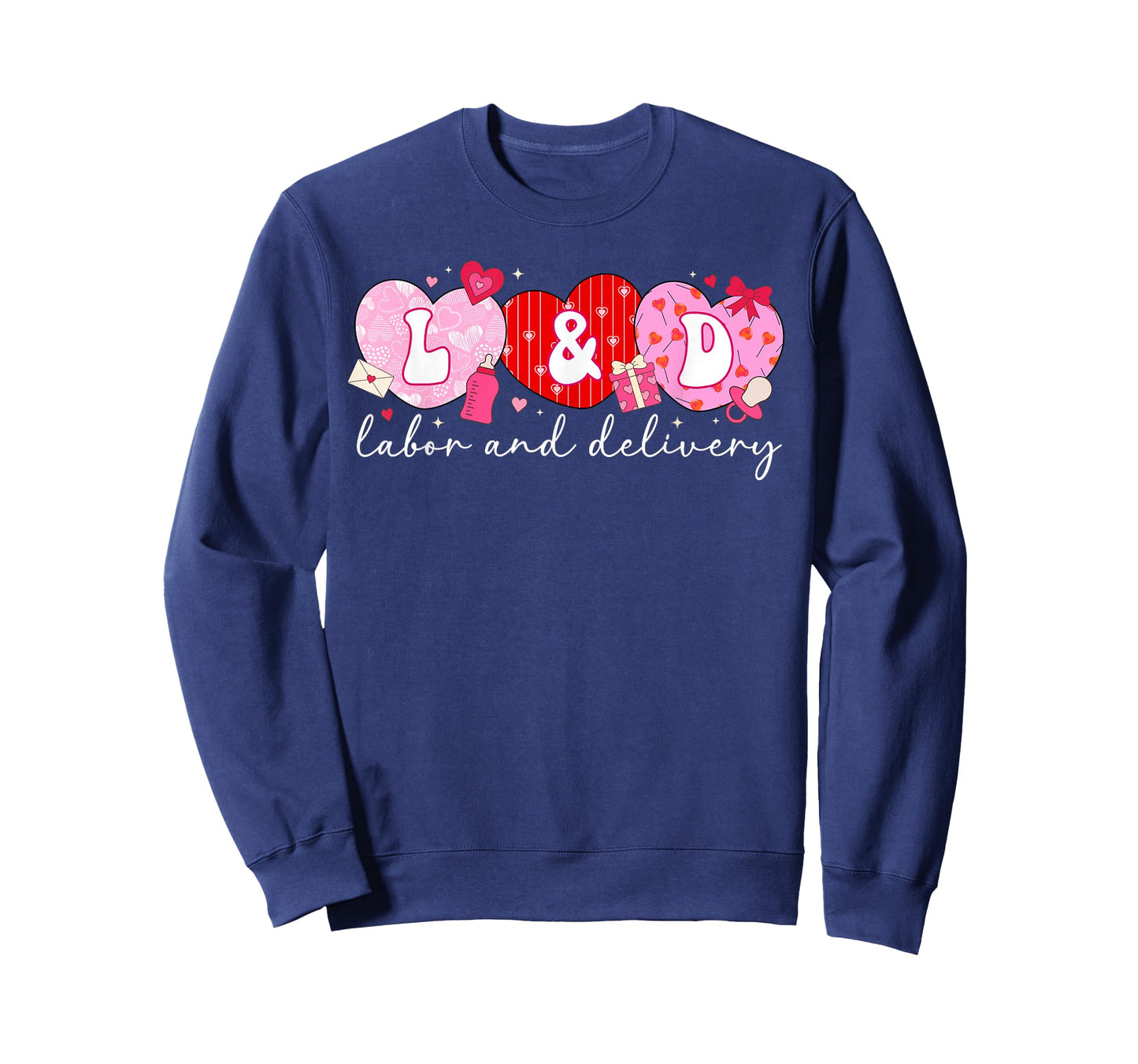 L&D Nurse Valentine Labor and Delivery Nurse Valentines Day T-Shirt