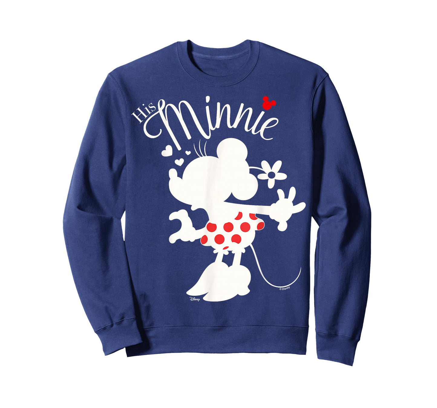Disney Mickey and Friends His Minnie Silhouette Hearts T-Shirt