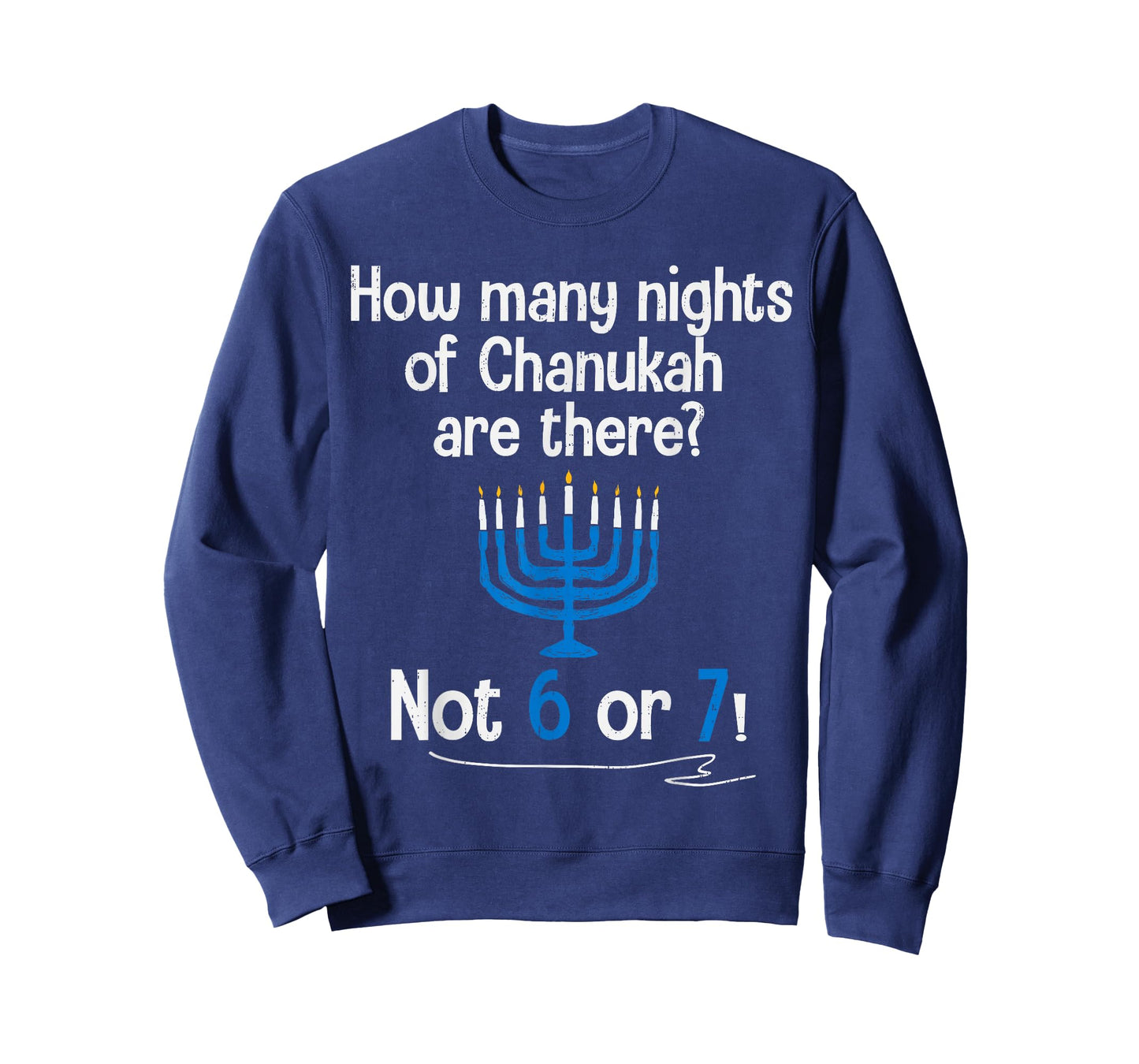 Hanukkah 67 Six Seven Meme Dreidel Jewish Menorah Chanukah T-Shirt